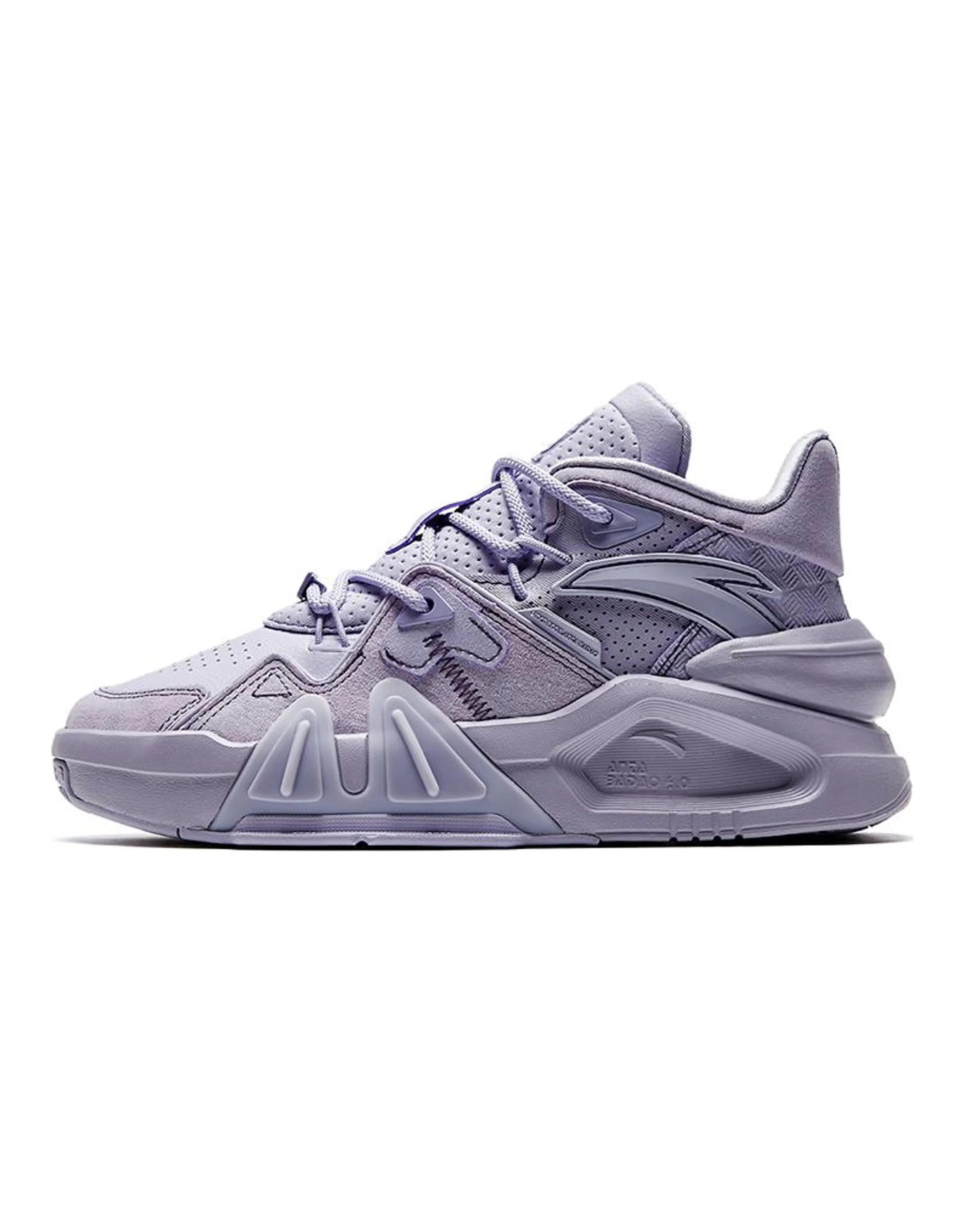 ANTA Bastard Casual Shoes Women's Mid-Top Purple