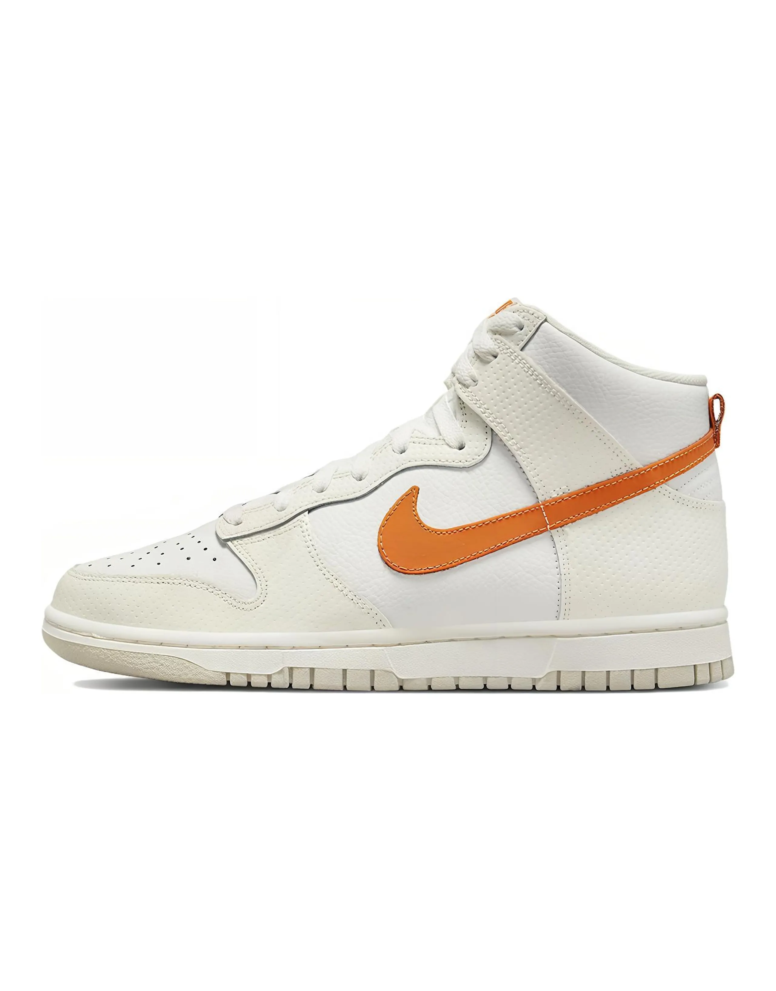 Nike Dunk High White Magma Orange Women's