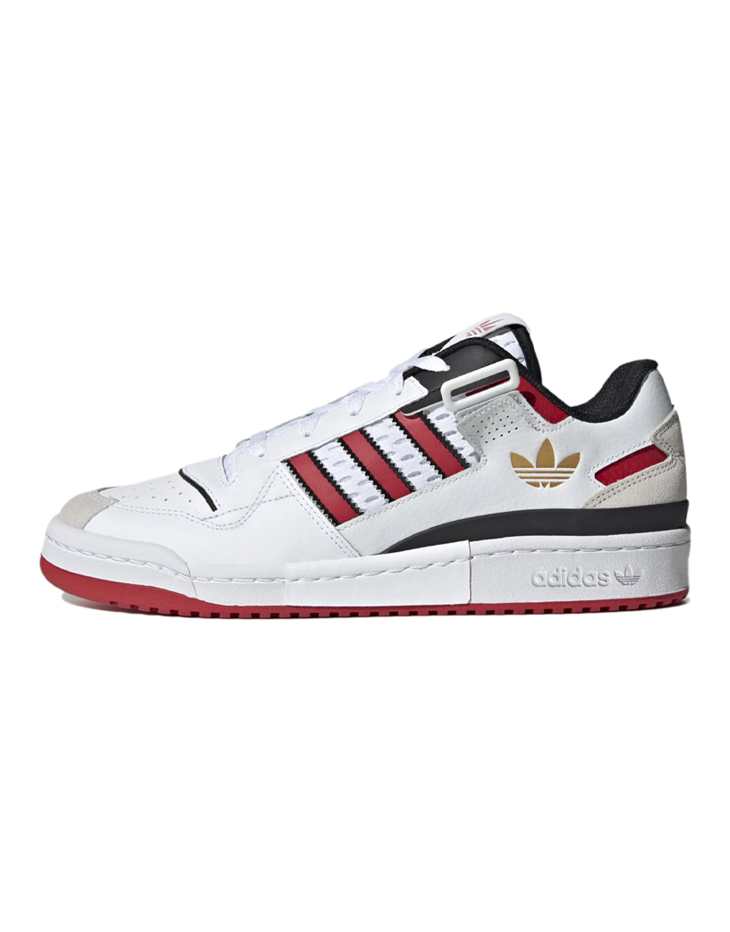 Forum Adidas Originals Exhibit Low 'White Scarlet'