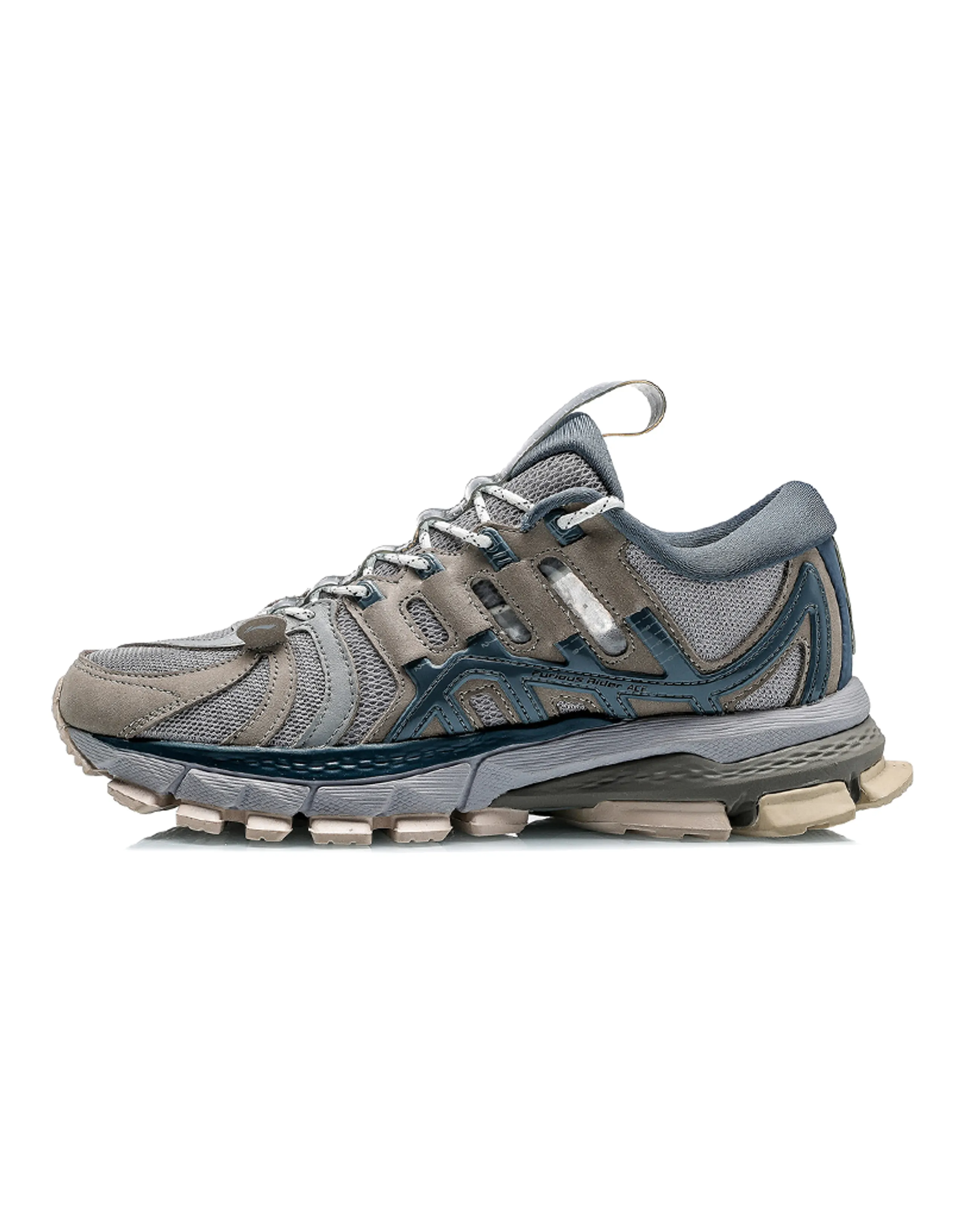 LiNing Casual Shoes Men Low-Top Gray