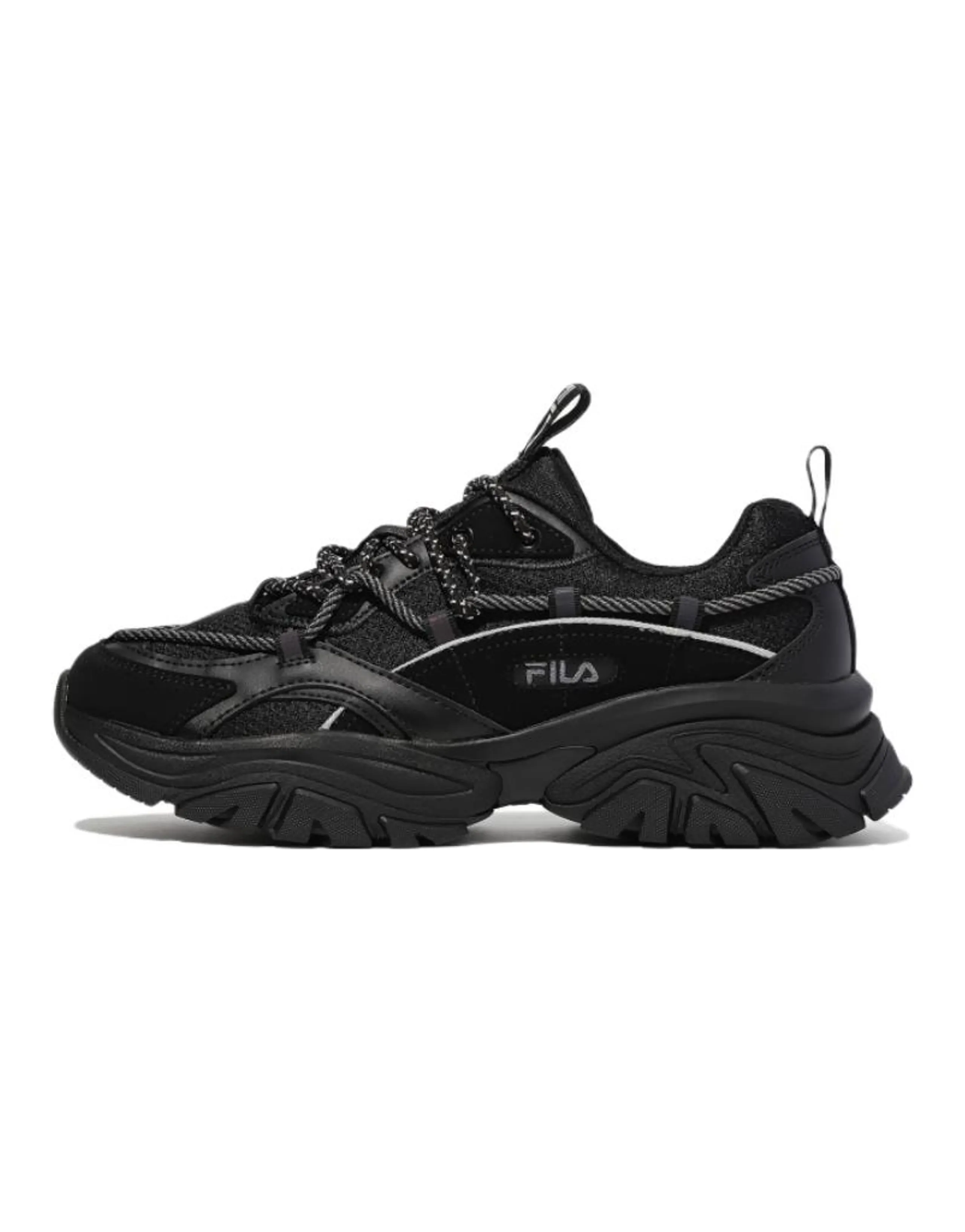 FILA Twinepatch Casual Shoes Unisex Low-Top Black