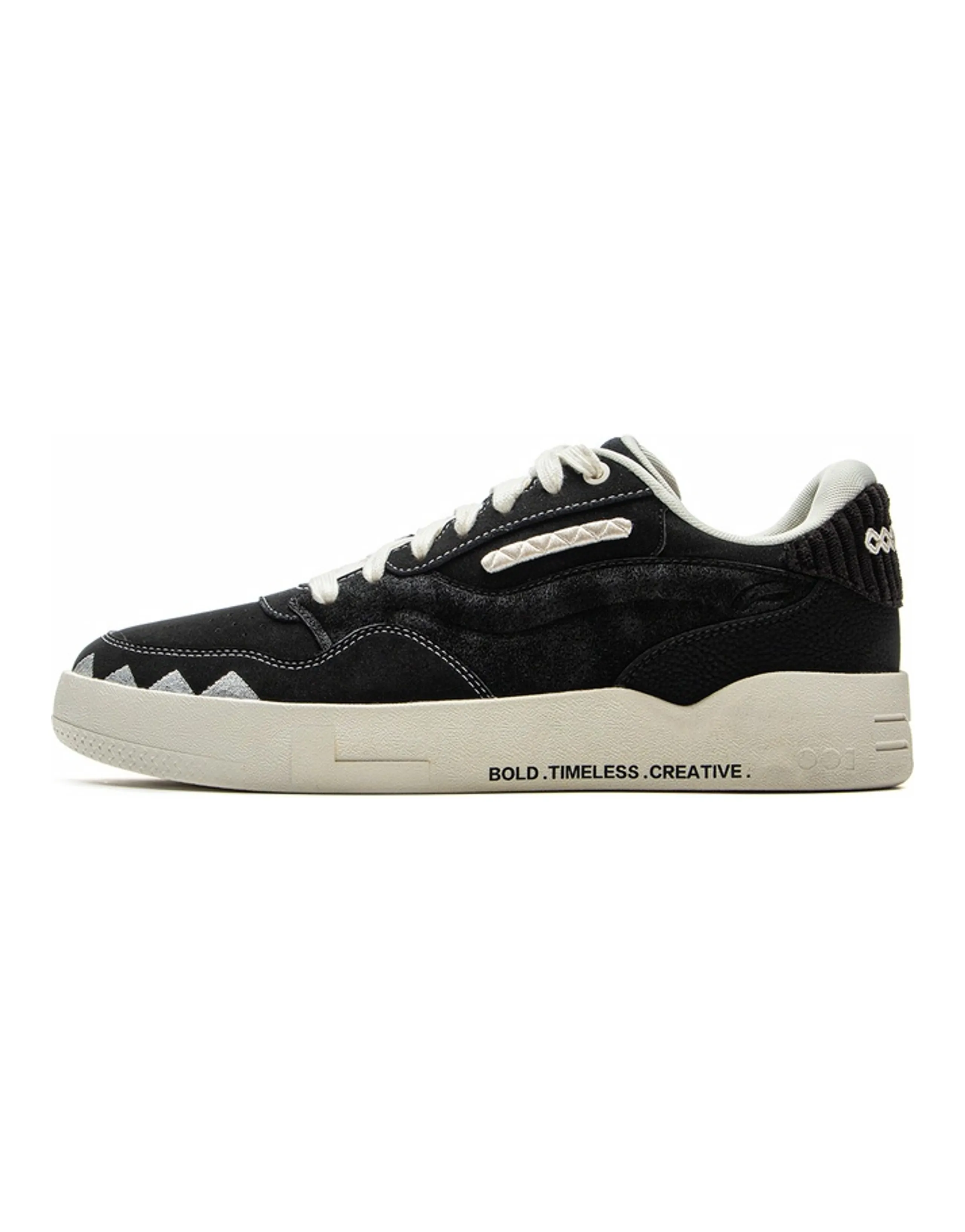 LiNing Anti-Slip And Wear-Resistant Breathable Low-Top Casual Shoes Unisex Black