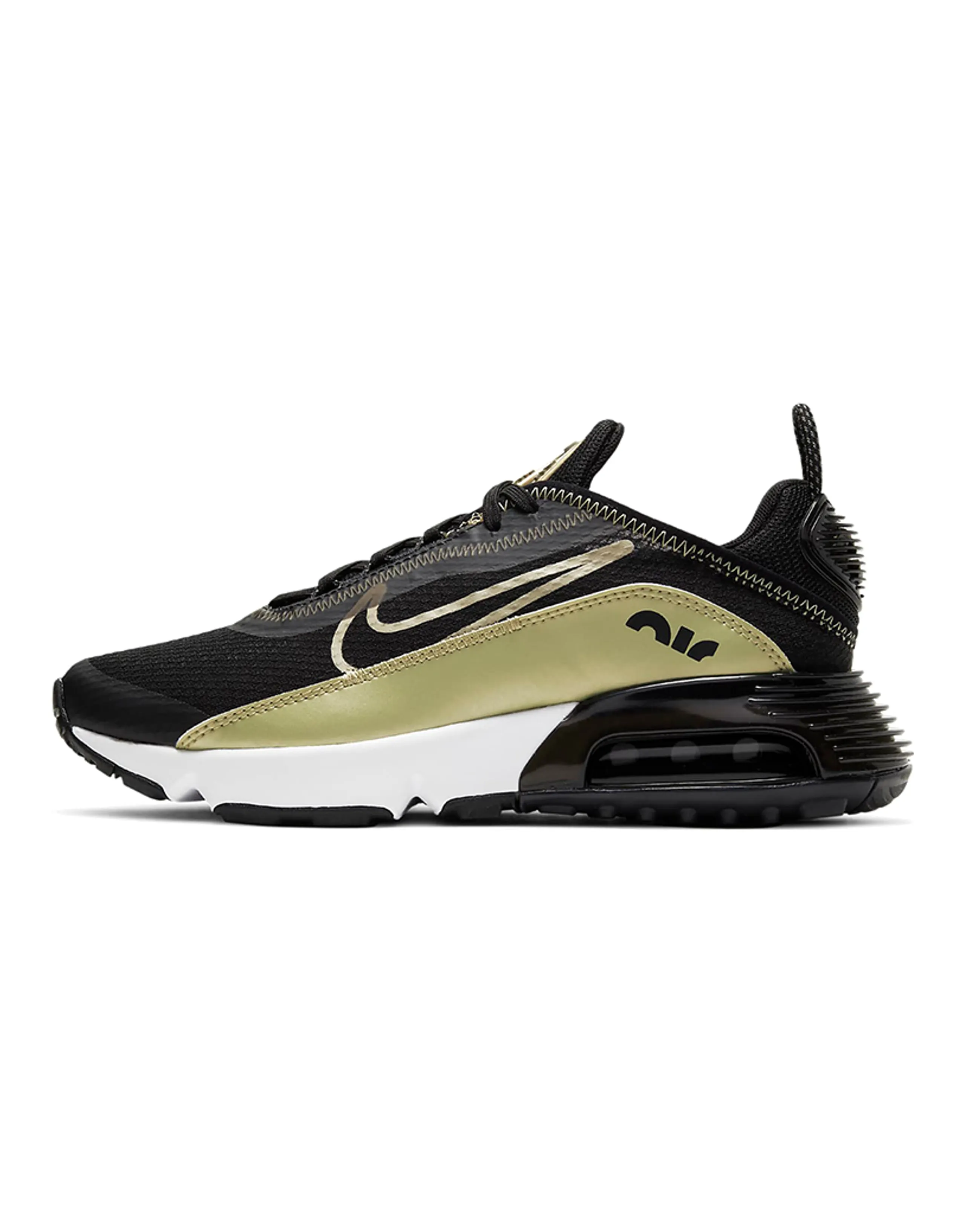 Nike Air Max 2090 Black Metallic Gold Star GS