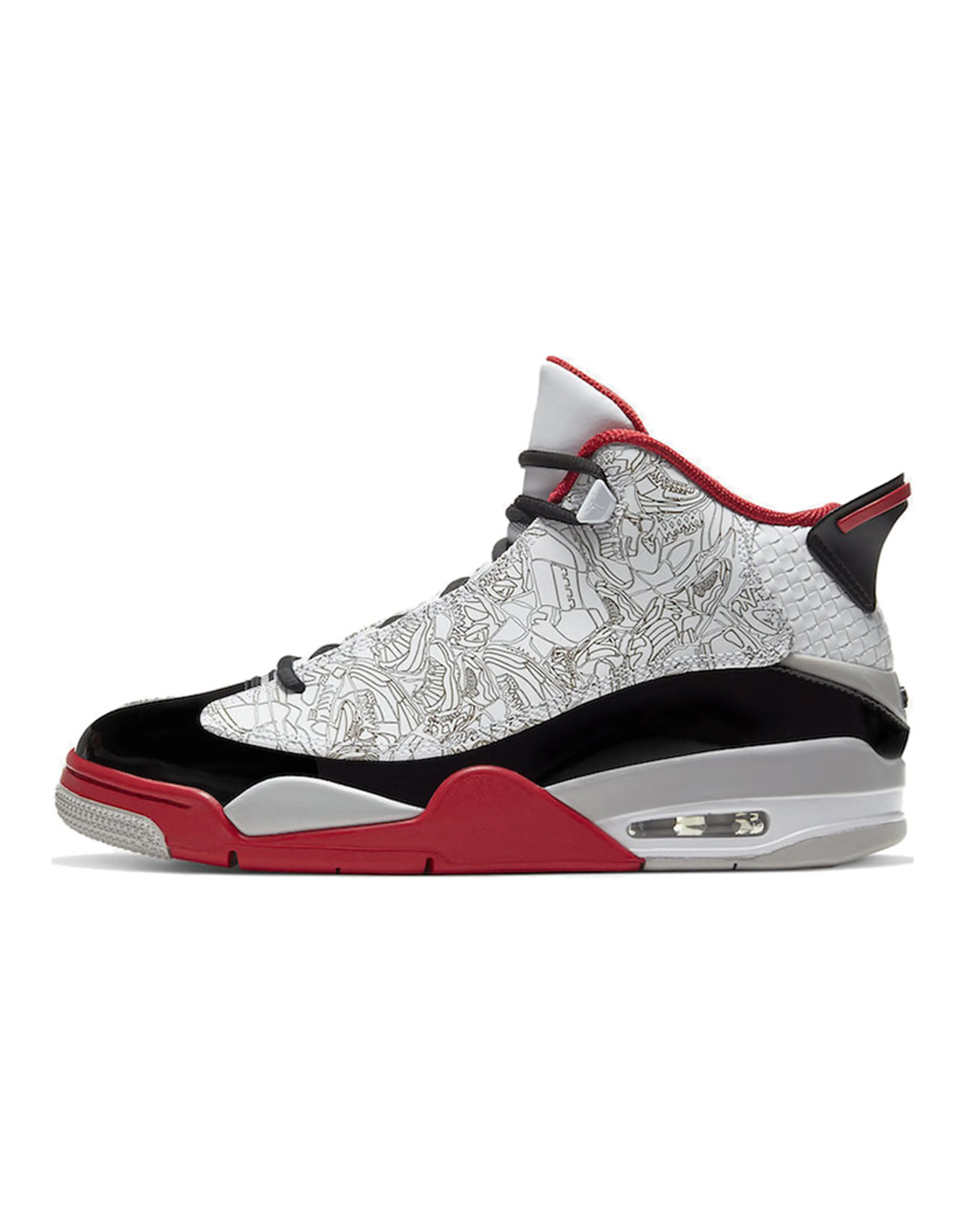 JORDAN Dub Zero White Varsity Red