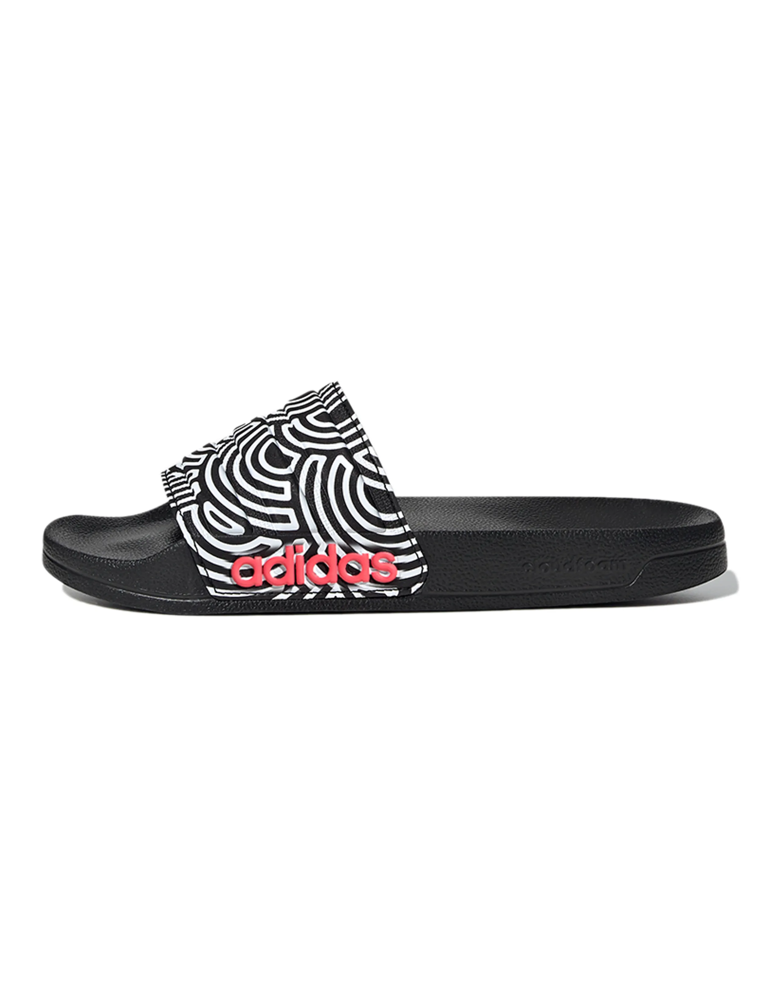 Adidas Adilette Shower Slipper 'Black White' Women's