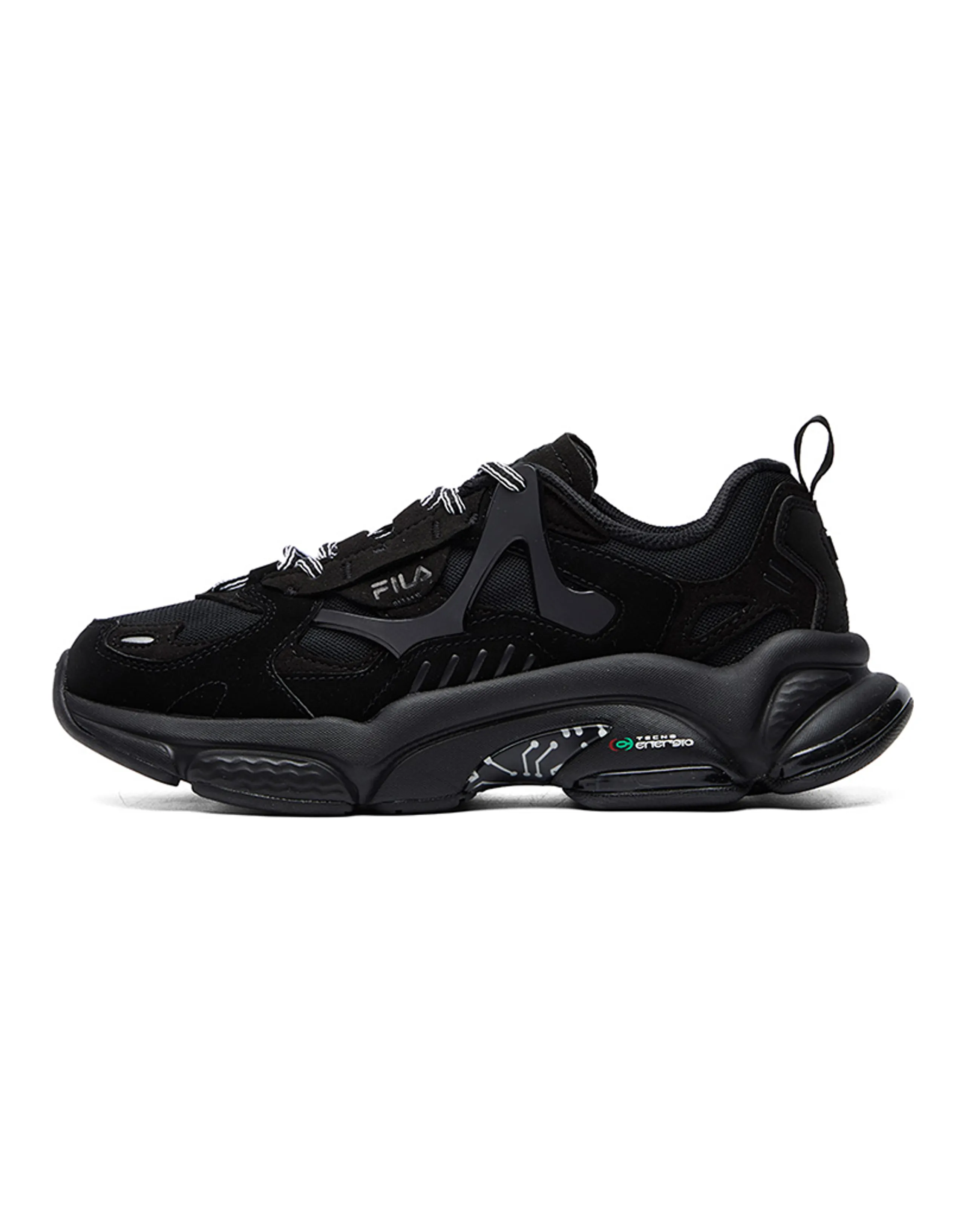 FILA Rjv Low Top Running Shoes Black Women's