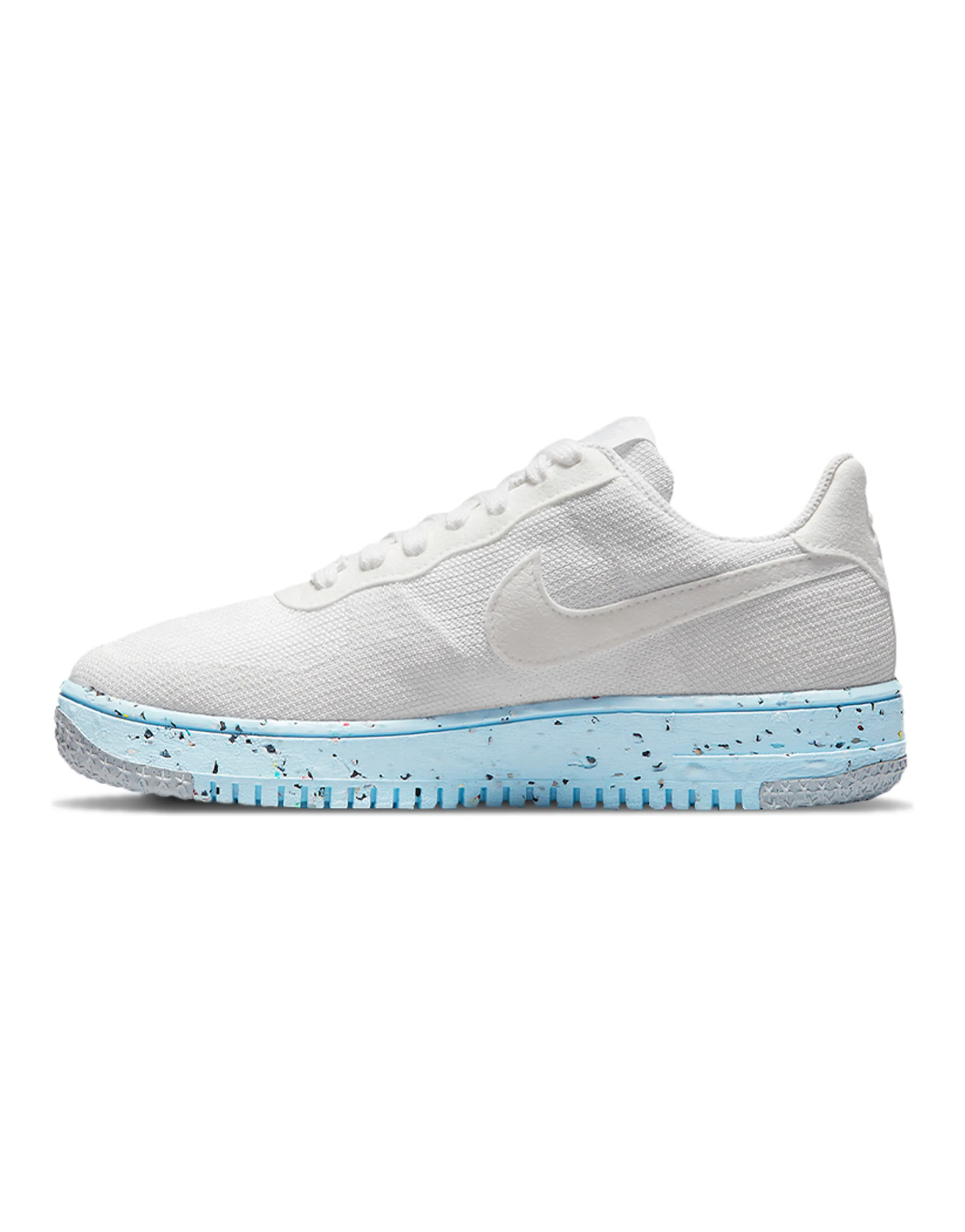 Nike Air Force 1 Low Crater Flyknit White Ice Blue Women's