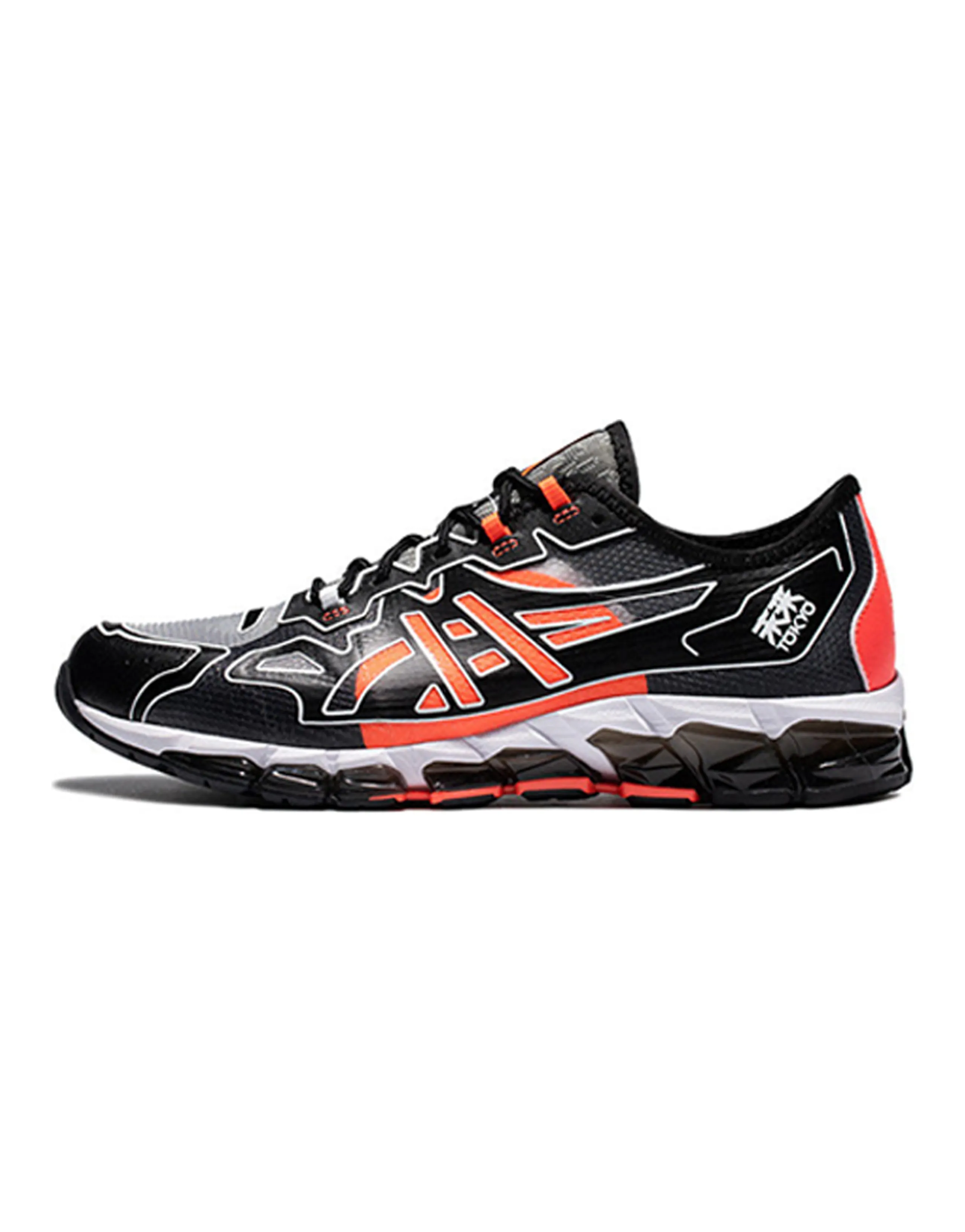 Asics Gel Quantum 360 6 Black Sunrise Red