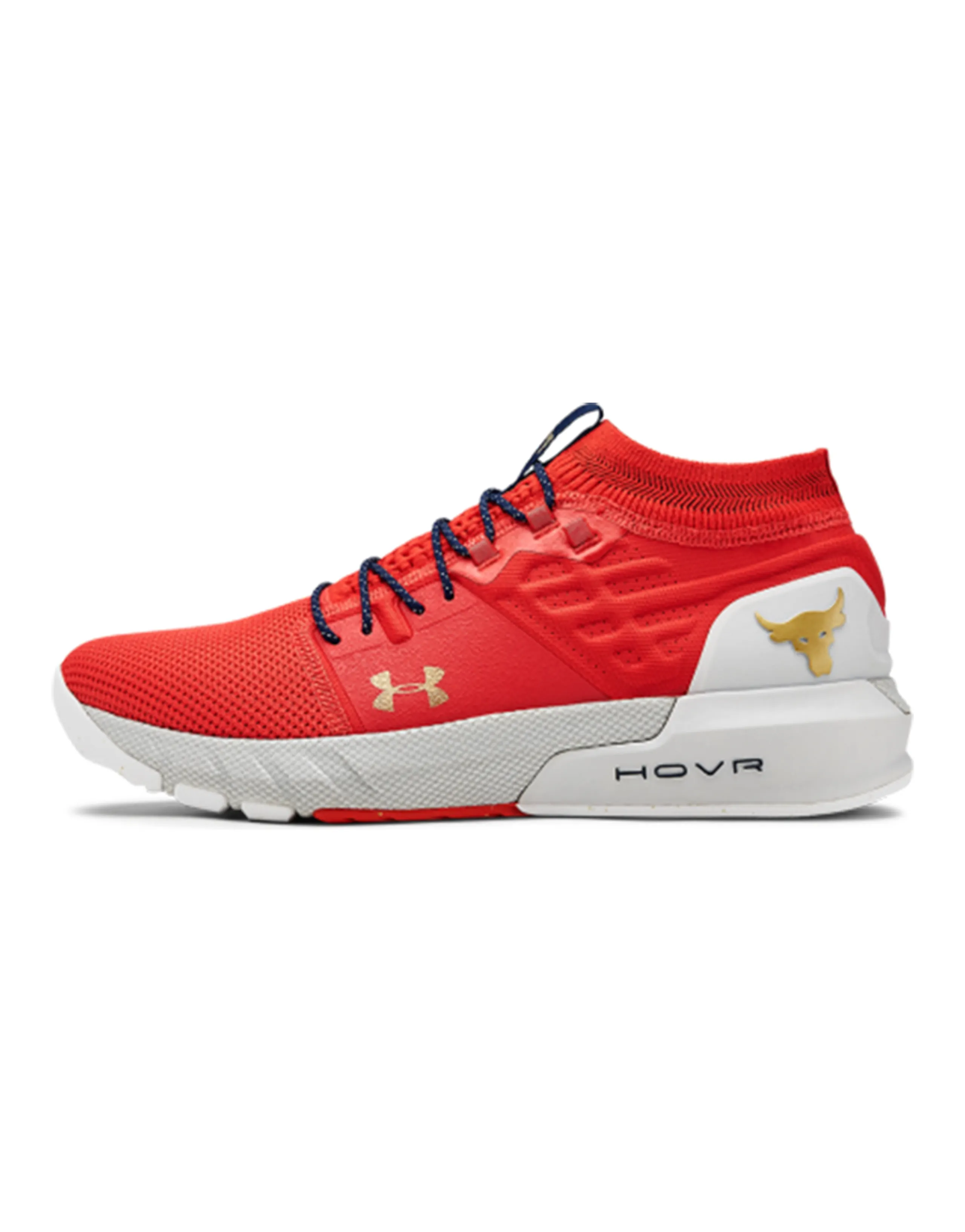 Under Armour Project Rock 2 Blood Orange Halo Grey