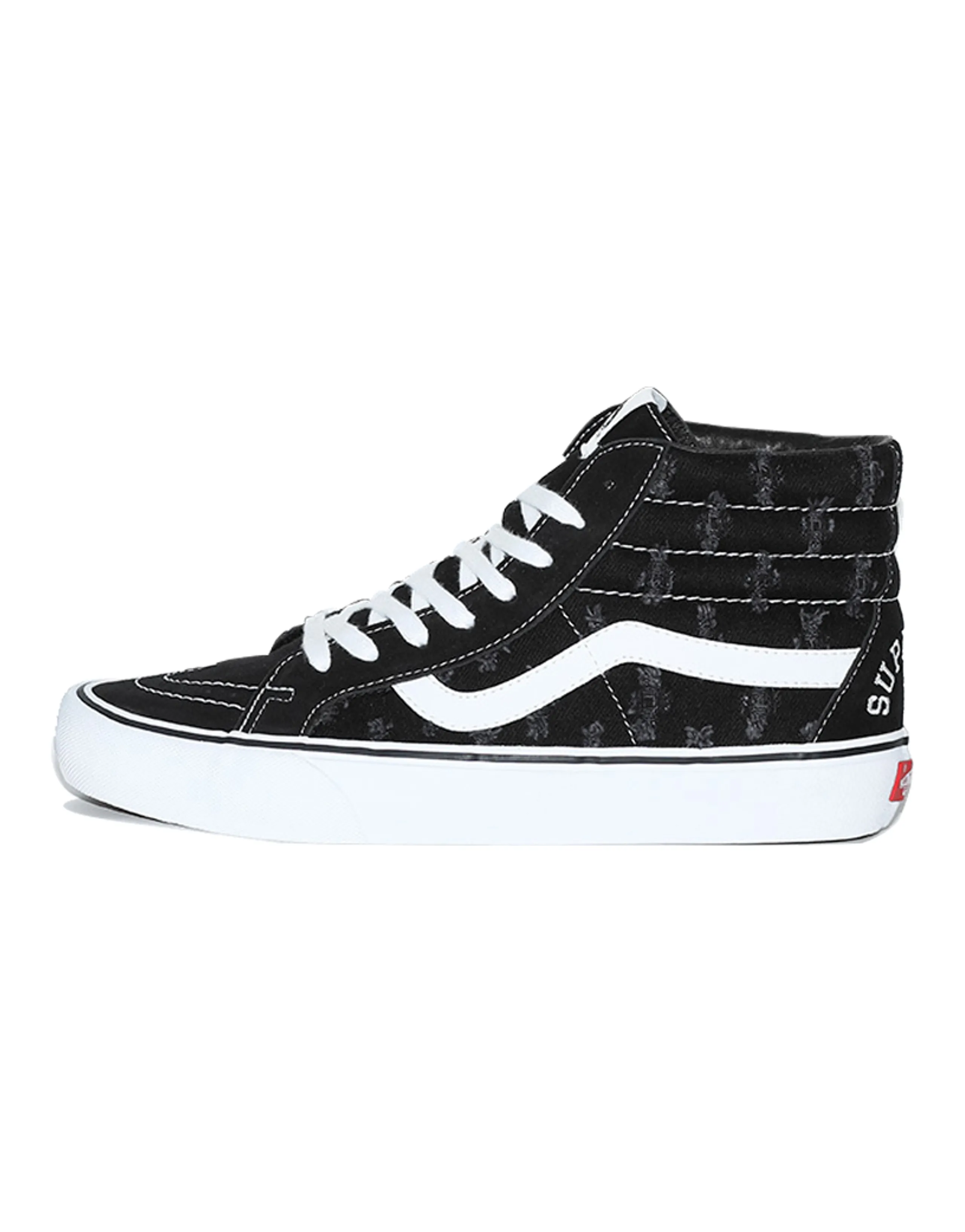 Vans Sk8 Hi Supreme Hole Punch Denim Black