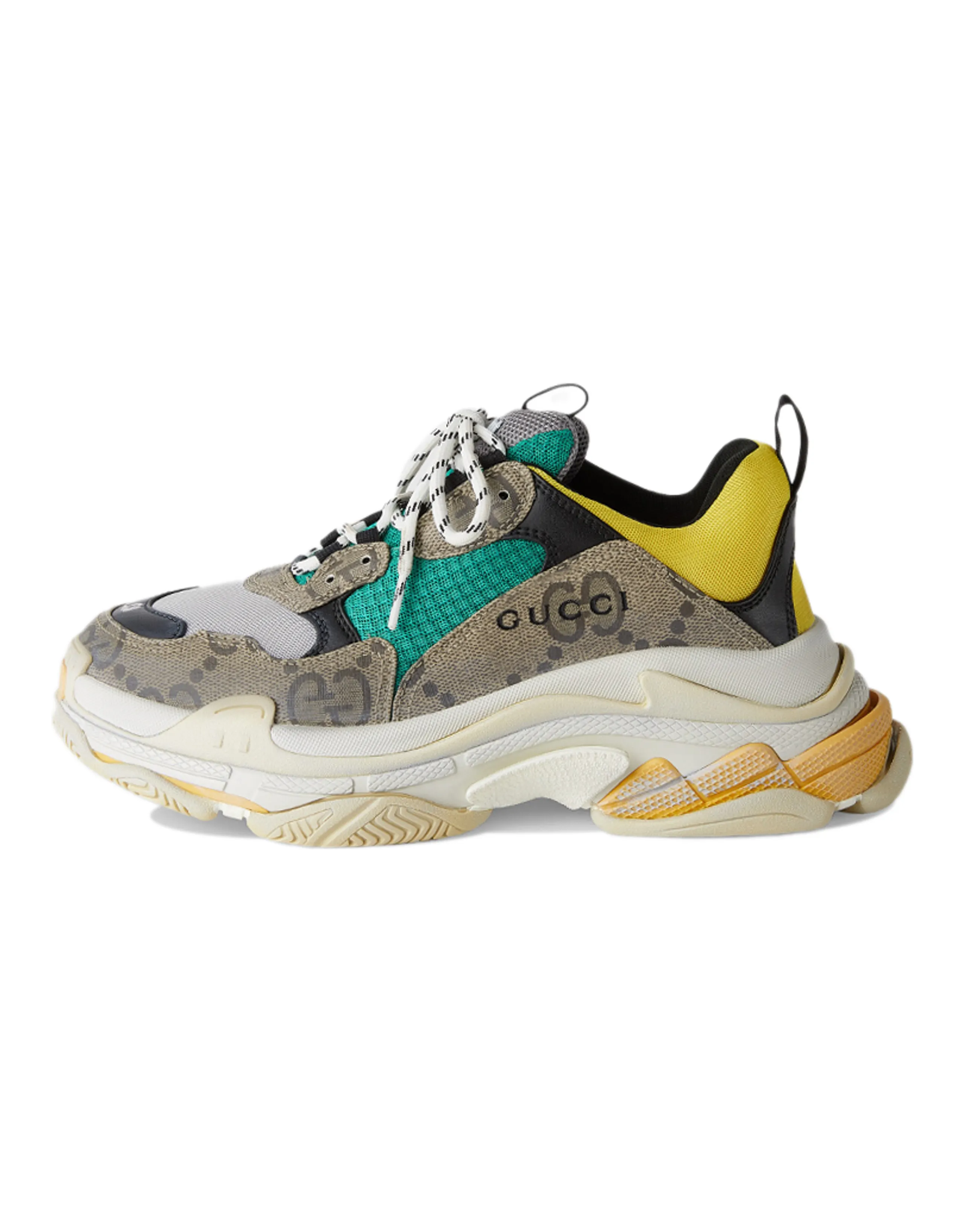 Balenciaga Gucci X Balenciaga Triple S 'The Hacker Project   Beige Yellow'