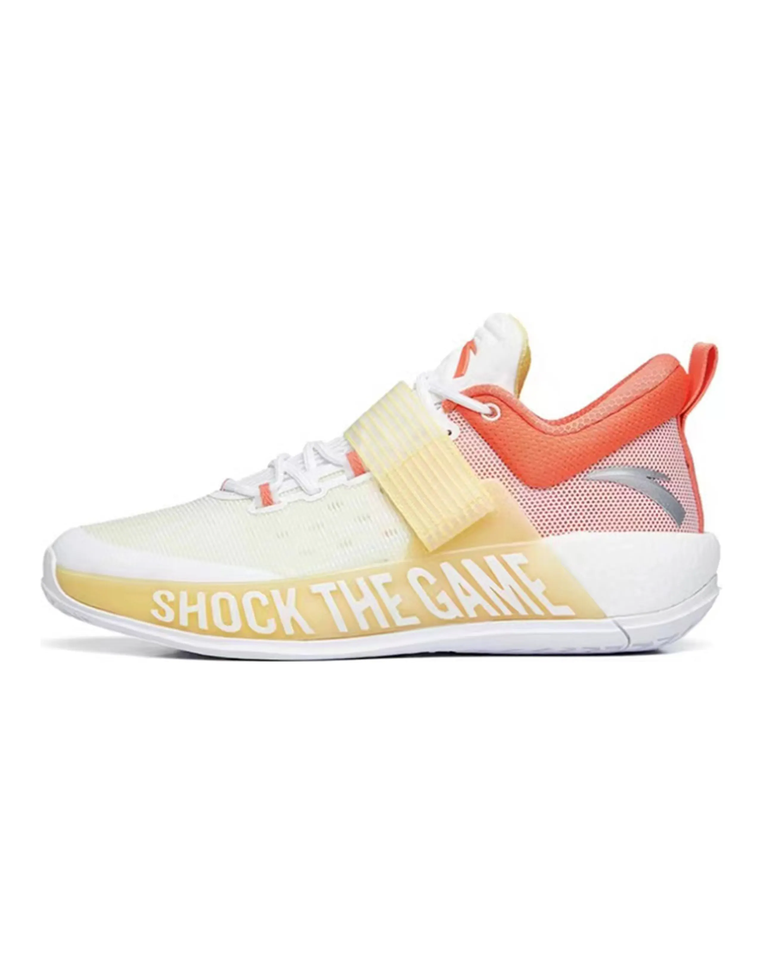 Anta Hengsao4 Durable Breathable Low-Top Basketball Shoes White Red