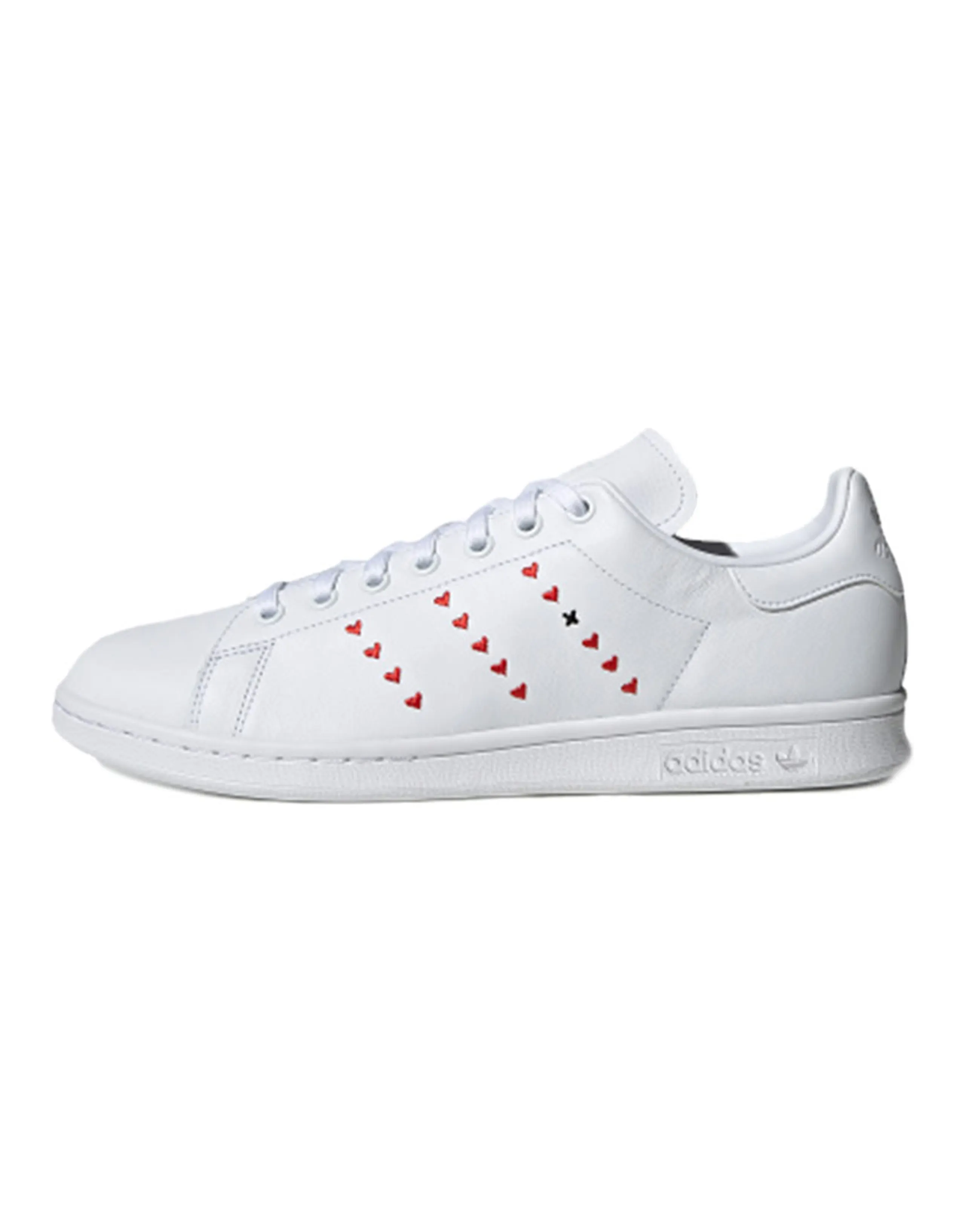 Adidas Originals Stan Smith Heart Stripe Red