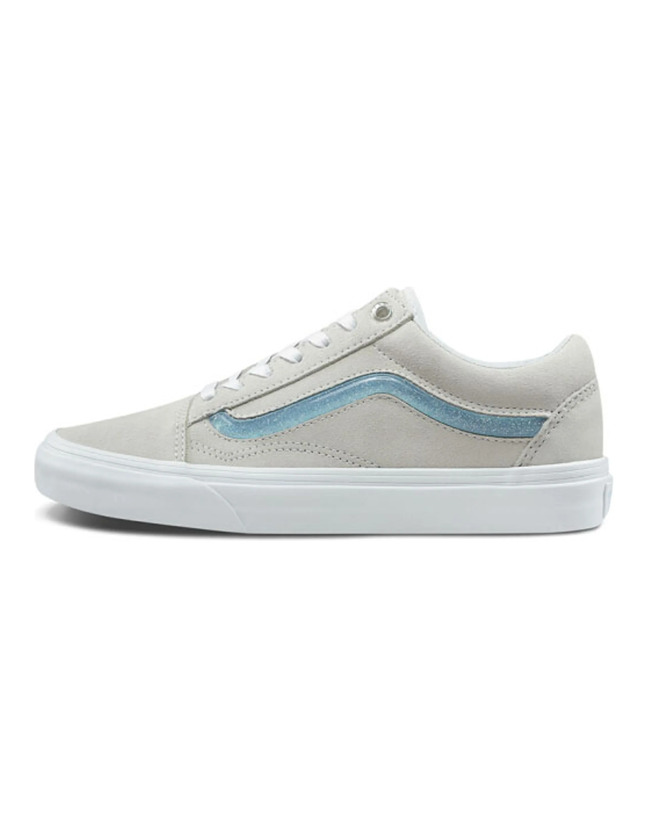 Vans Jelly Sidestripe Old Skool Low White Women's