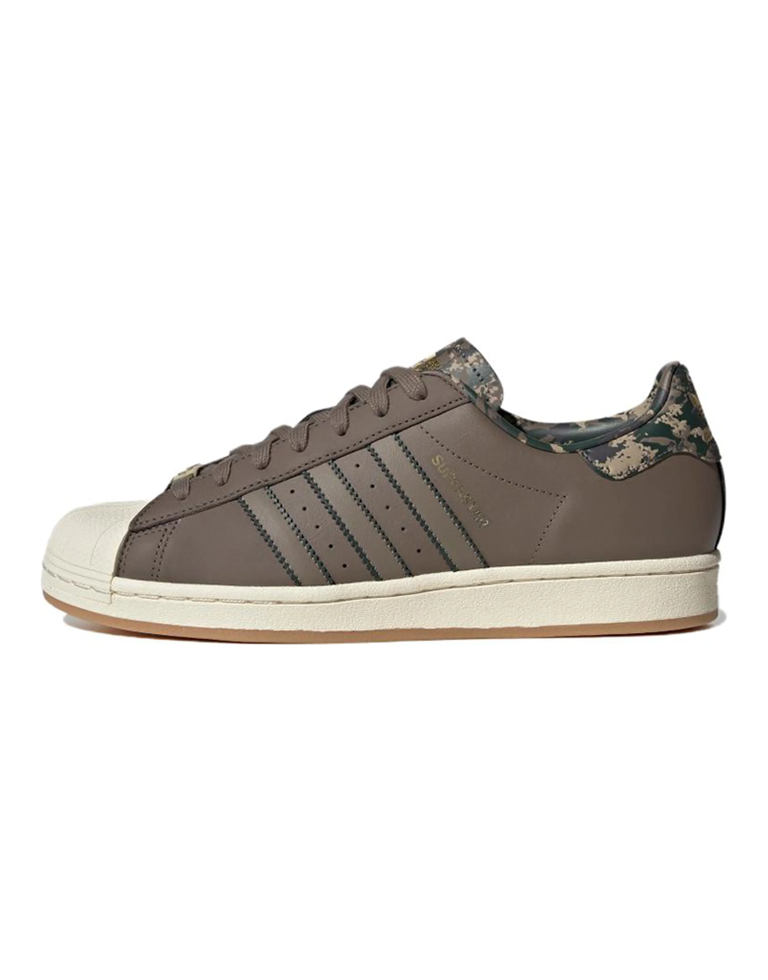 Adidas Originals Superstar Shoes 'Blanch Brown Cream White'