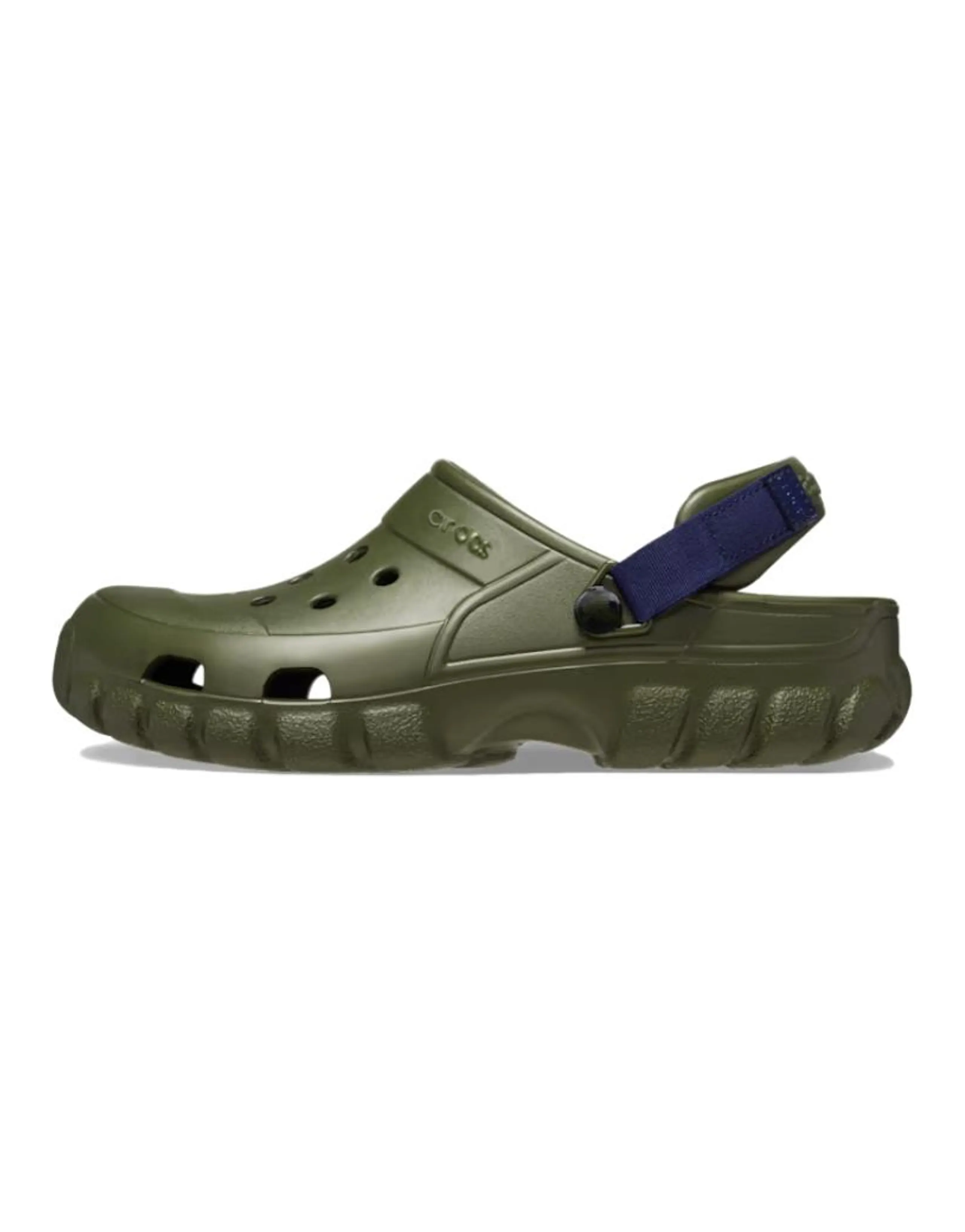 Crocs Polyester Casual Simple Clogs Unisex Green