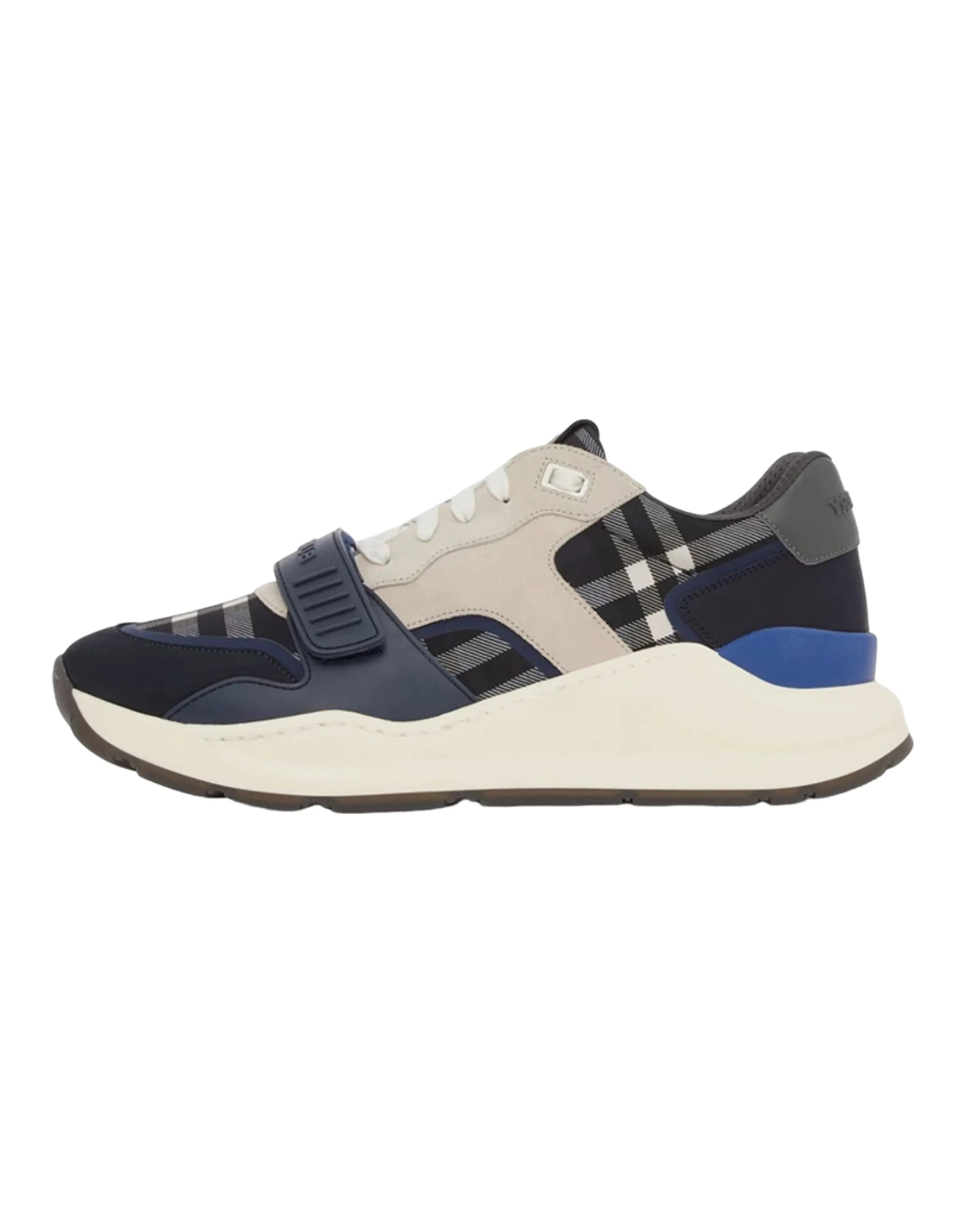 Burberry Check Sneakers 'Dark Charcoal Blue'