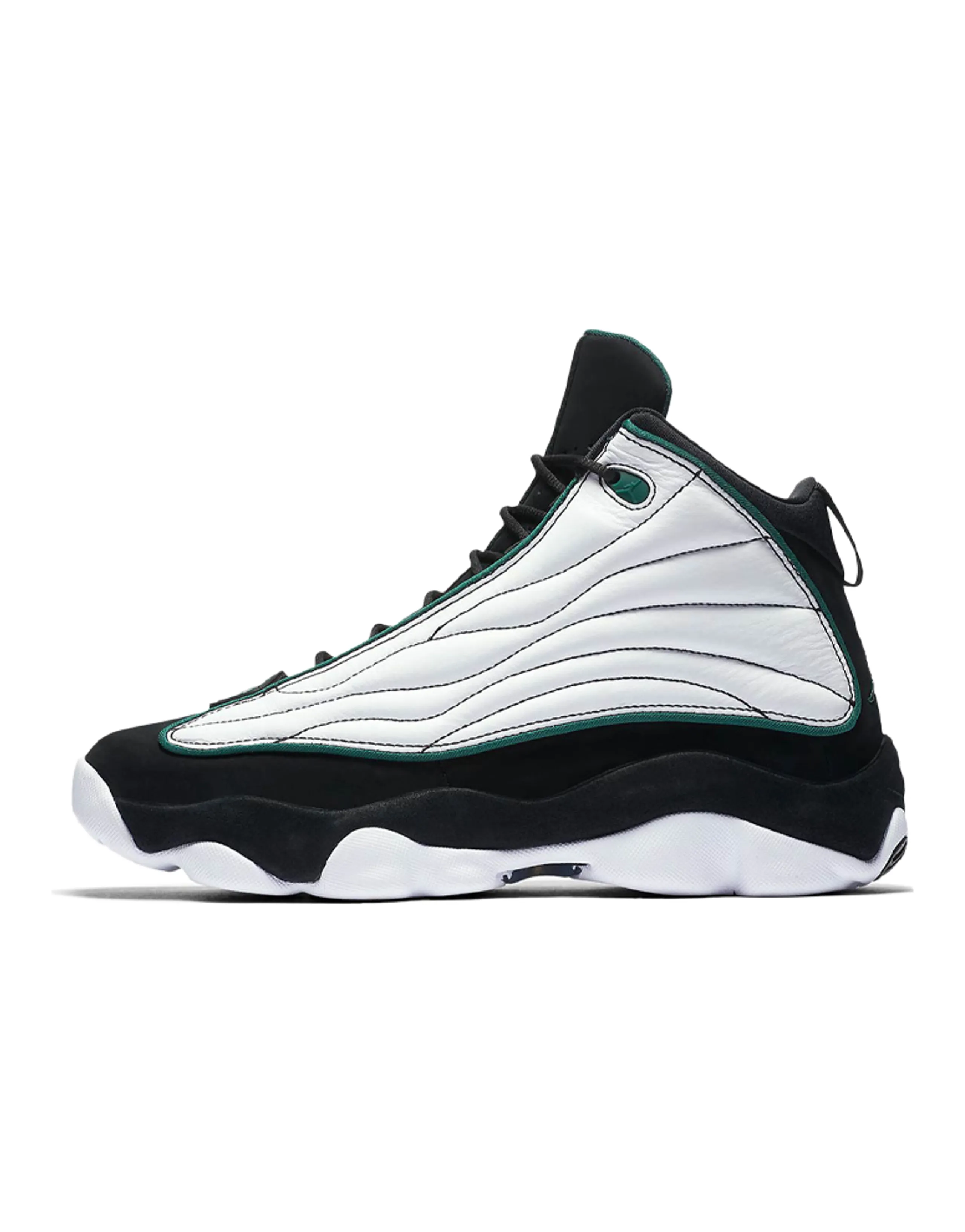 JORDAN Pro Strong White Black Green