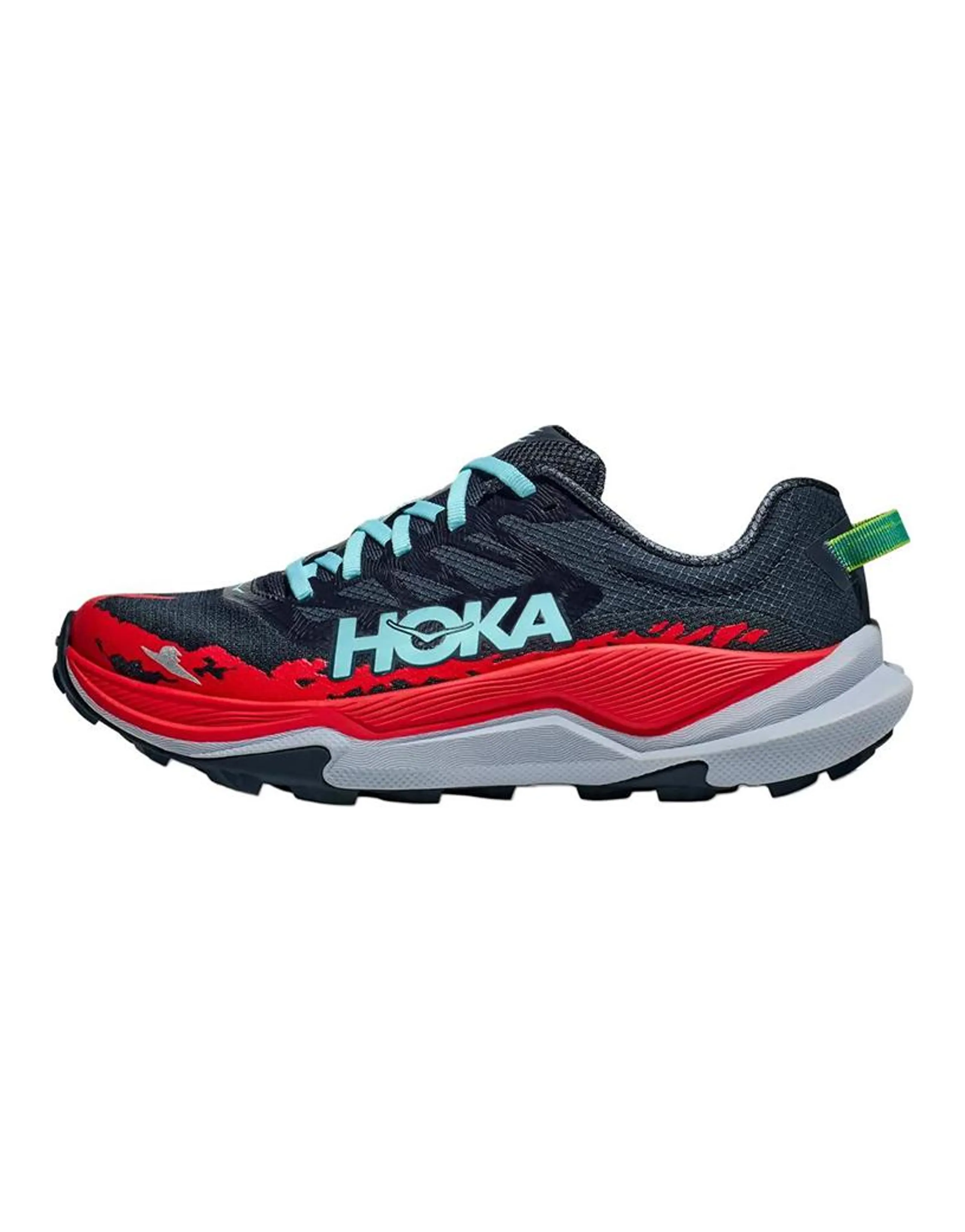 HOKA ONE ONE Running Shoes Men Low-Top Blue Red