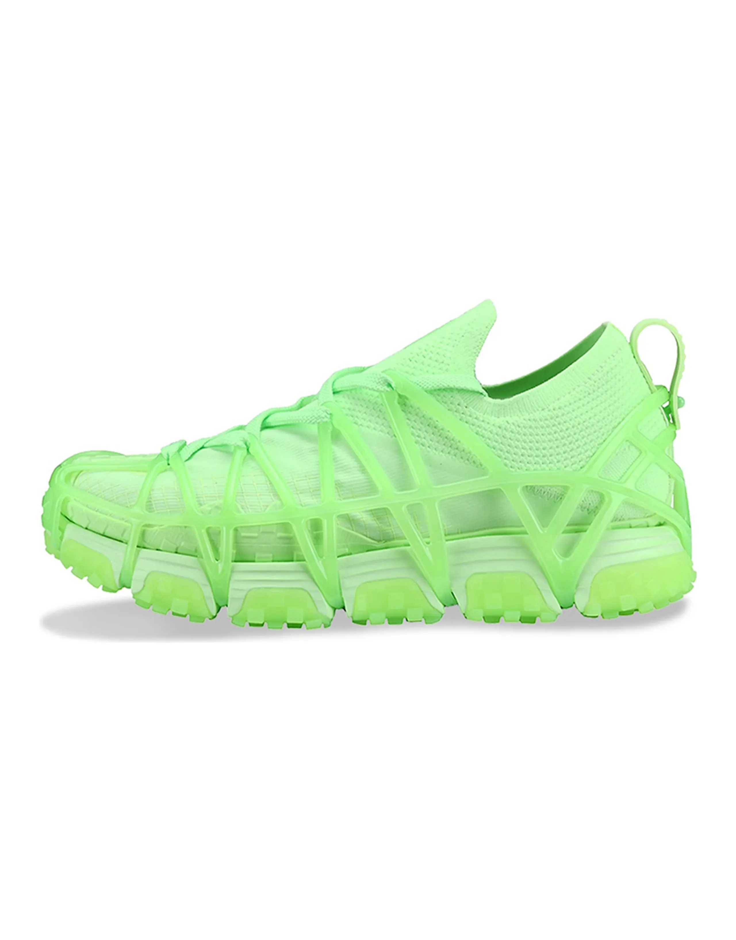 LiNing Mix ACE Anti-Slip Wear-Resistant Low-Top Casual Shoes Women's Fluorescent Ice Green