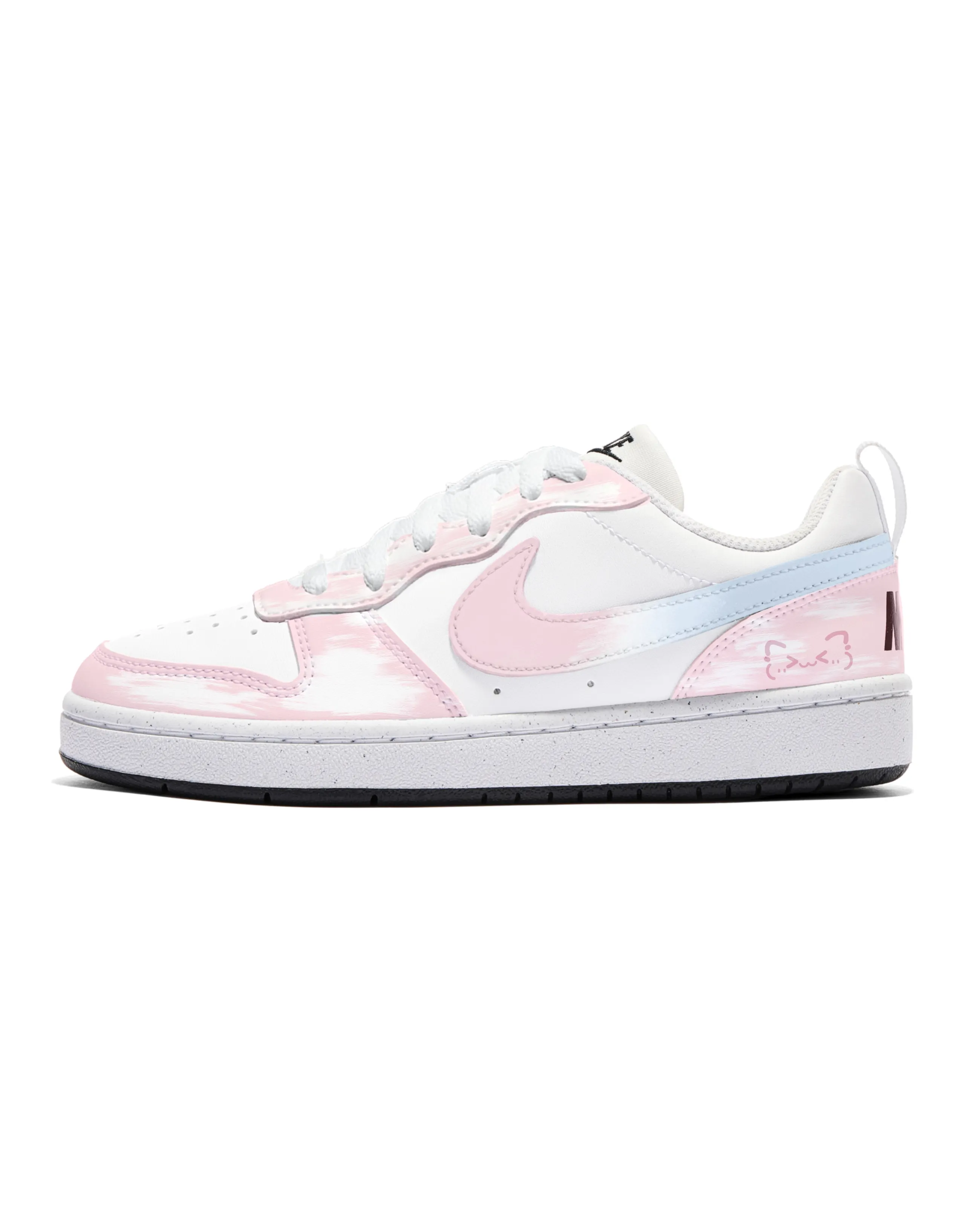 Nike Court Borough Custom Women's Low-Top Sneakers Pink