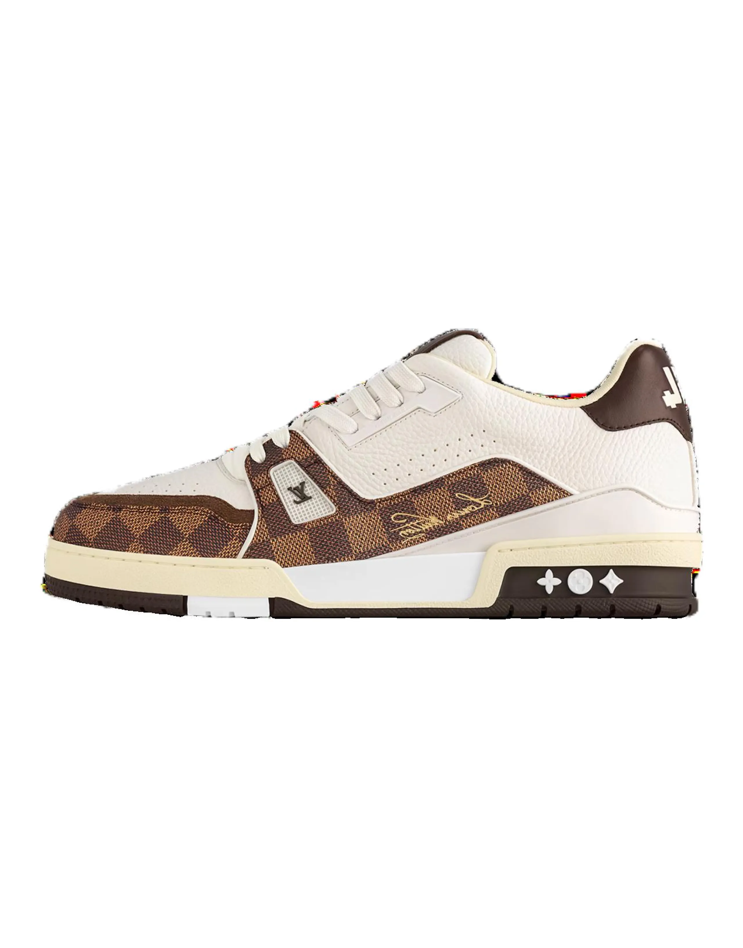 LOUIS VUITTON Trainer Low Top Skateboard Shoes Unisex Brown