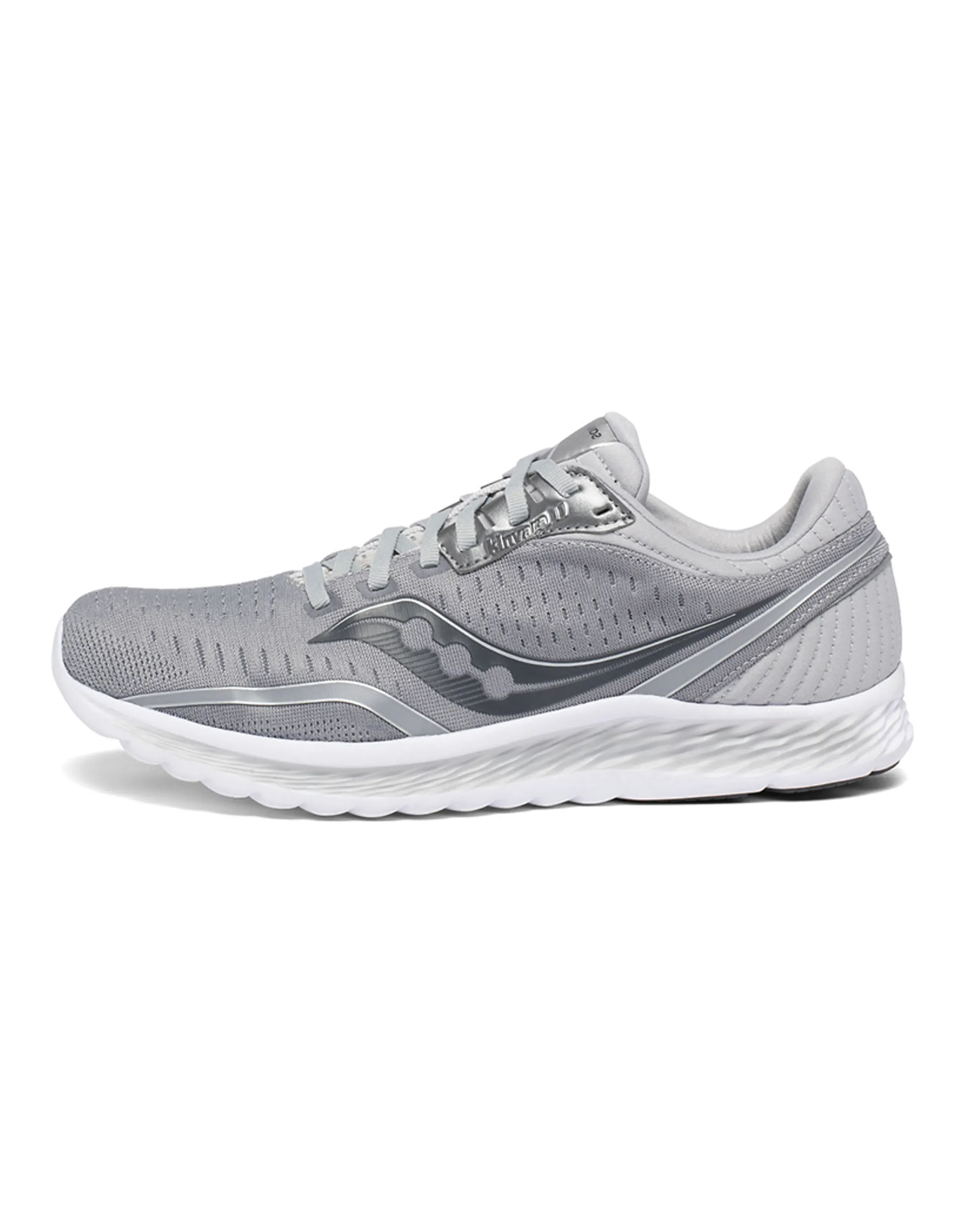 Saucony KINVARA 11 Cushioned Low-Top Running Shoes Men's Charcoal