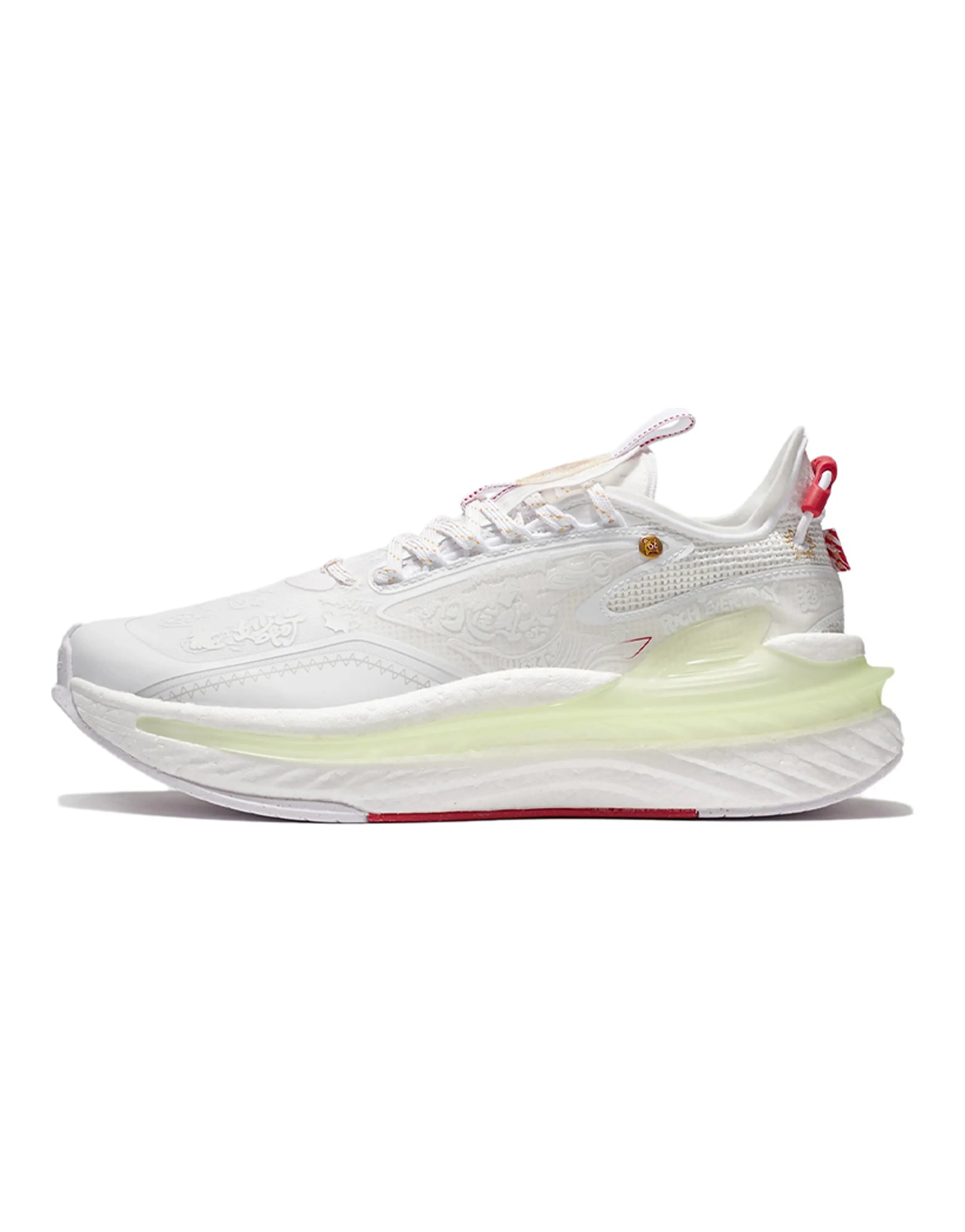 LiNing Exceed 6 Cushioning Anti-Slip And Wear-Resistant Low-Top Sports Casual Shoes White
