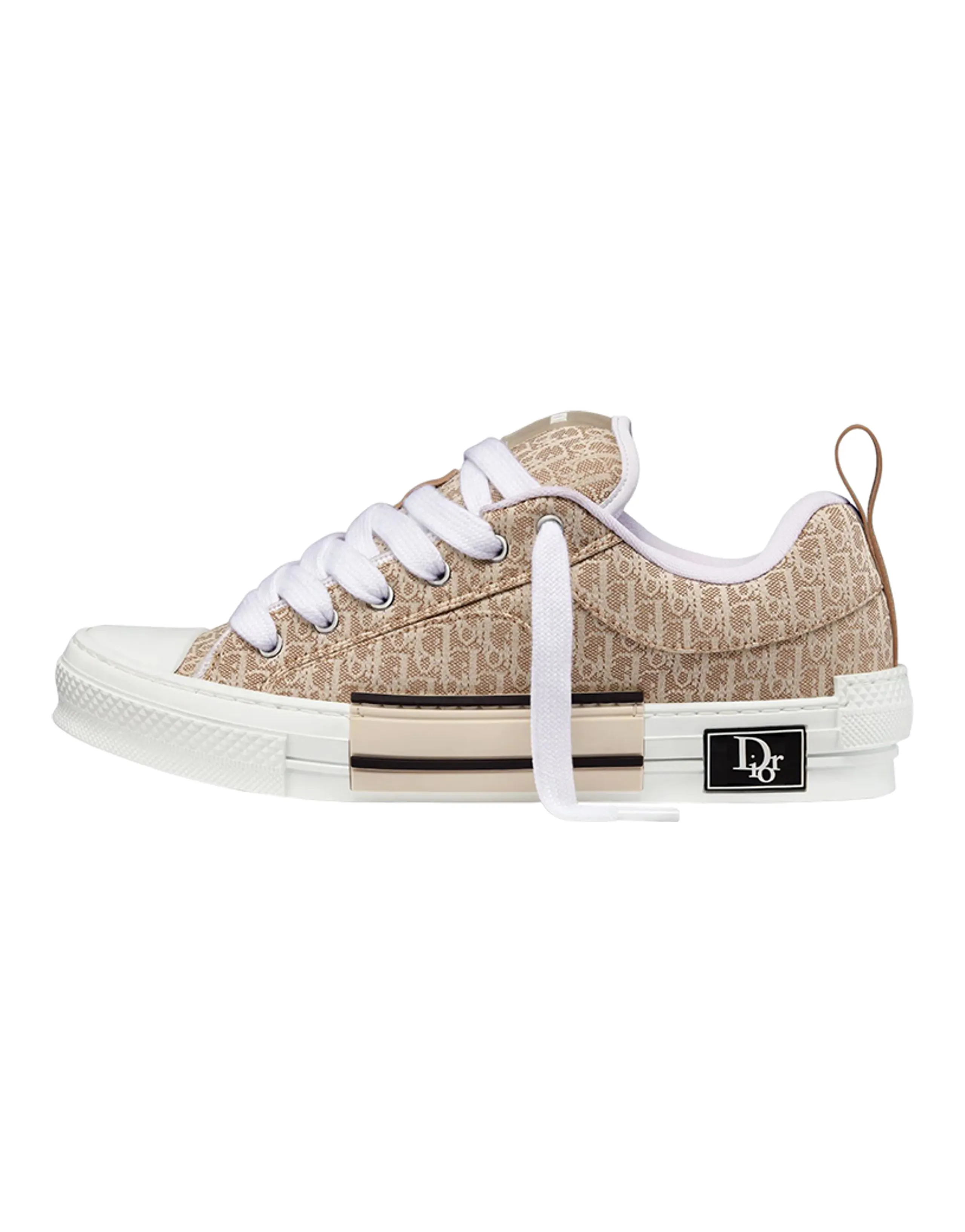 DIOR B23 Skater Low Top Beige DIOR Oblique Jacquard