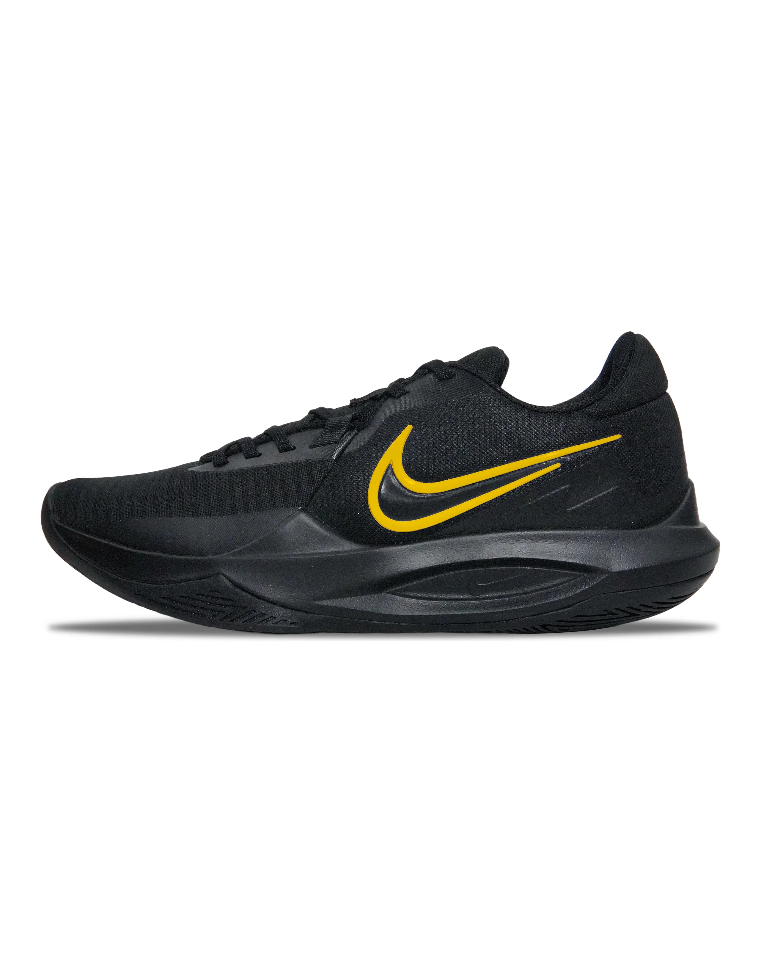 Custom Sneakers Nike Precision 6 'Black Gold Warrior' Low-Top Basketball Shoes Men's Black