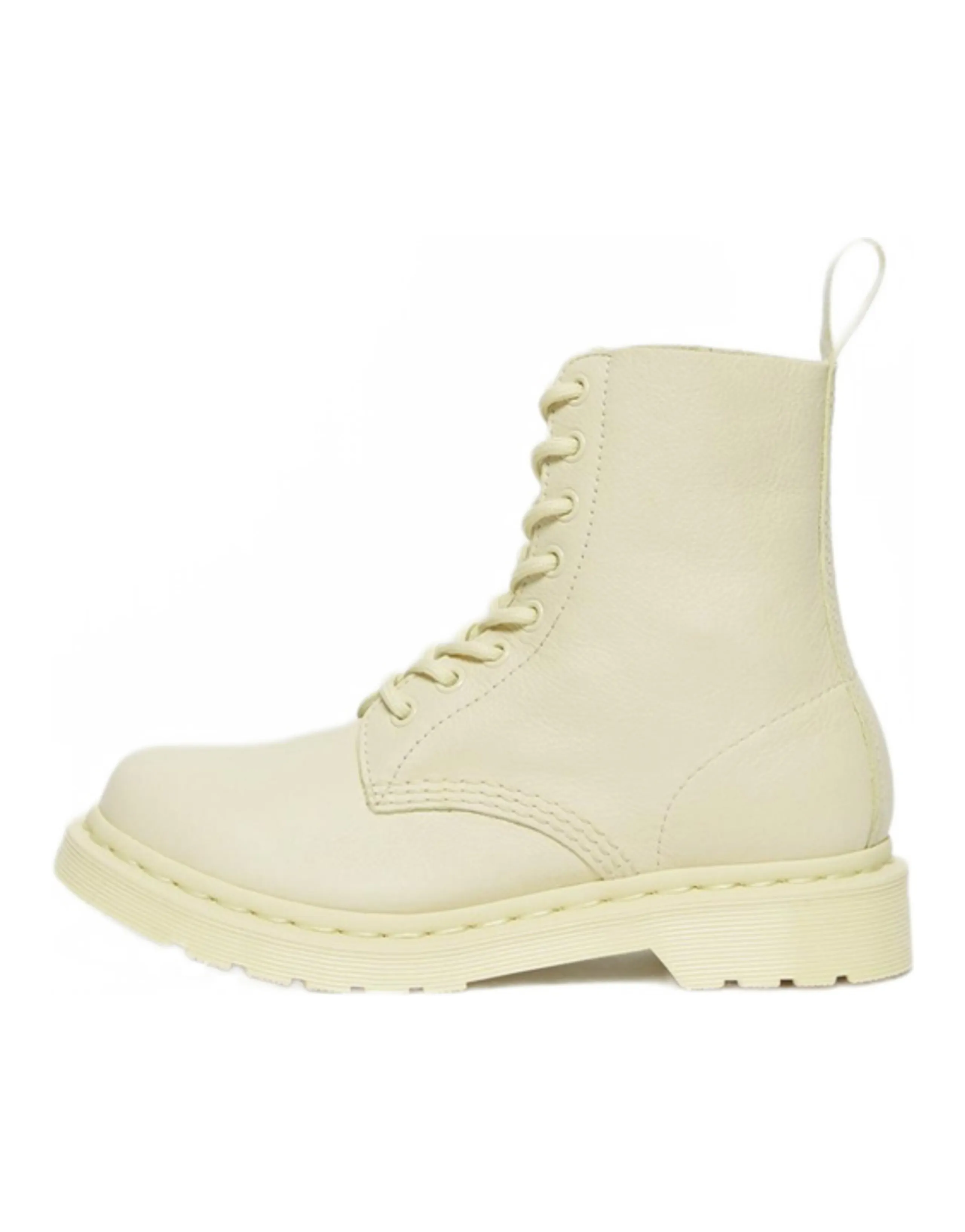 Dr.Martens 1460 Pascal Mono Lace Up Boots 'Cream' Women's