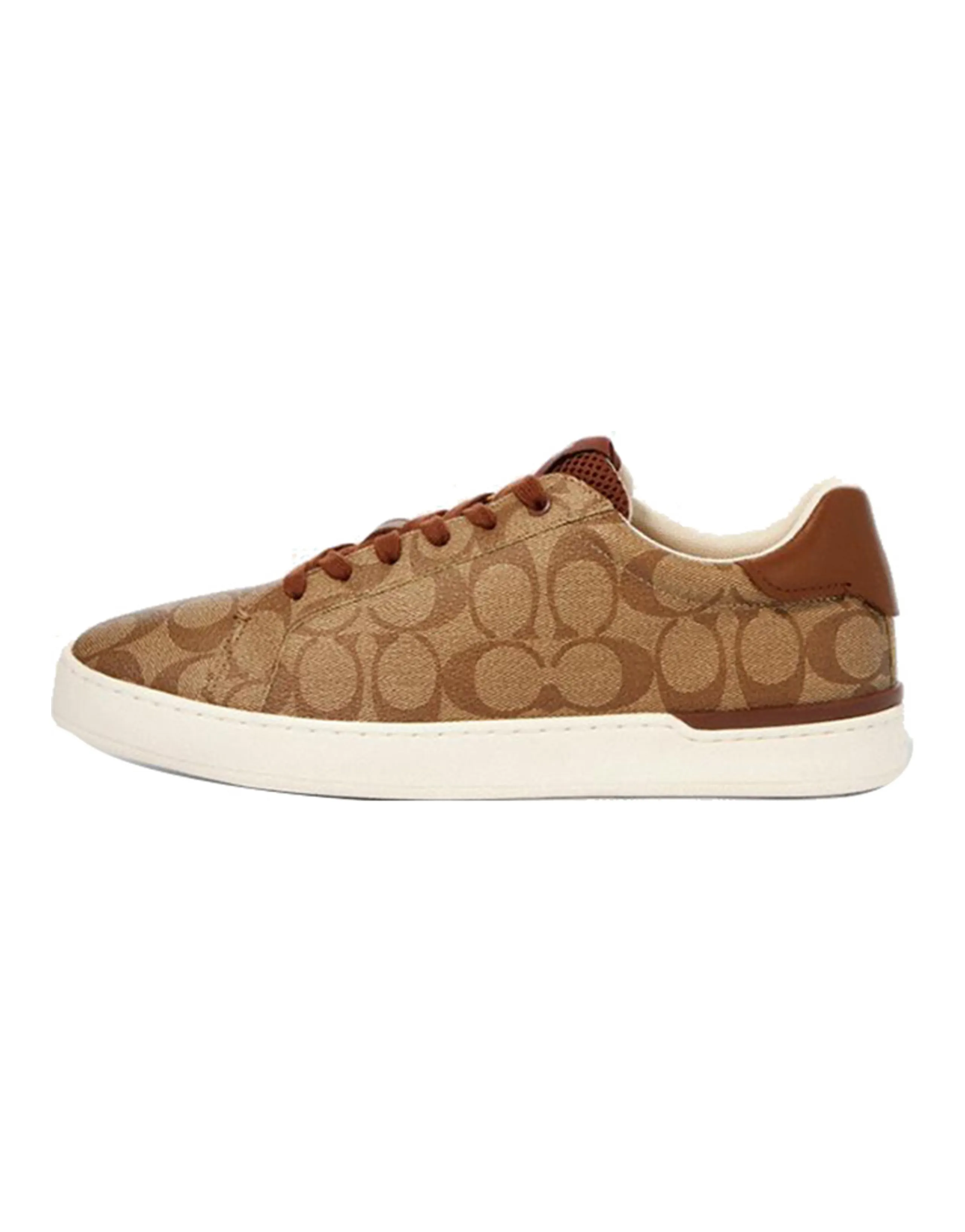 COACH Clip Low Top Stylish Skateboarding Shoes Men's Brown