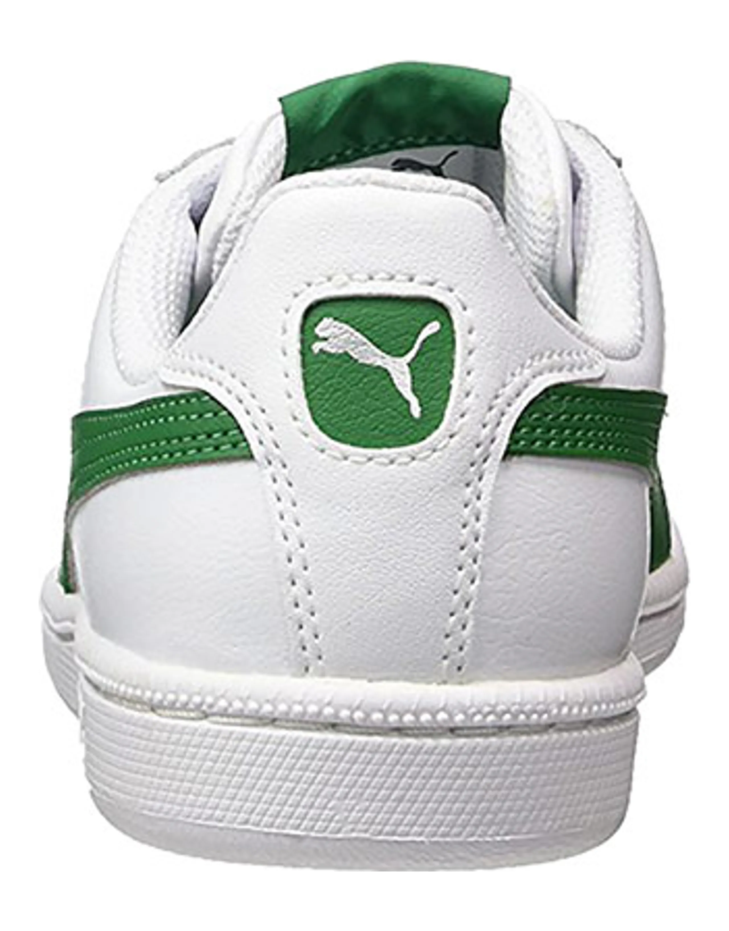 PUMA Smash Leather Green/White