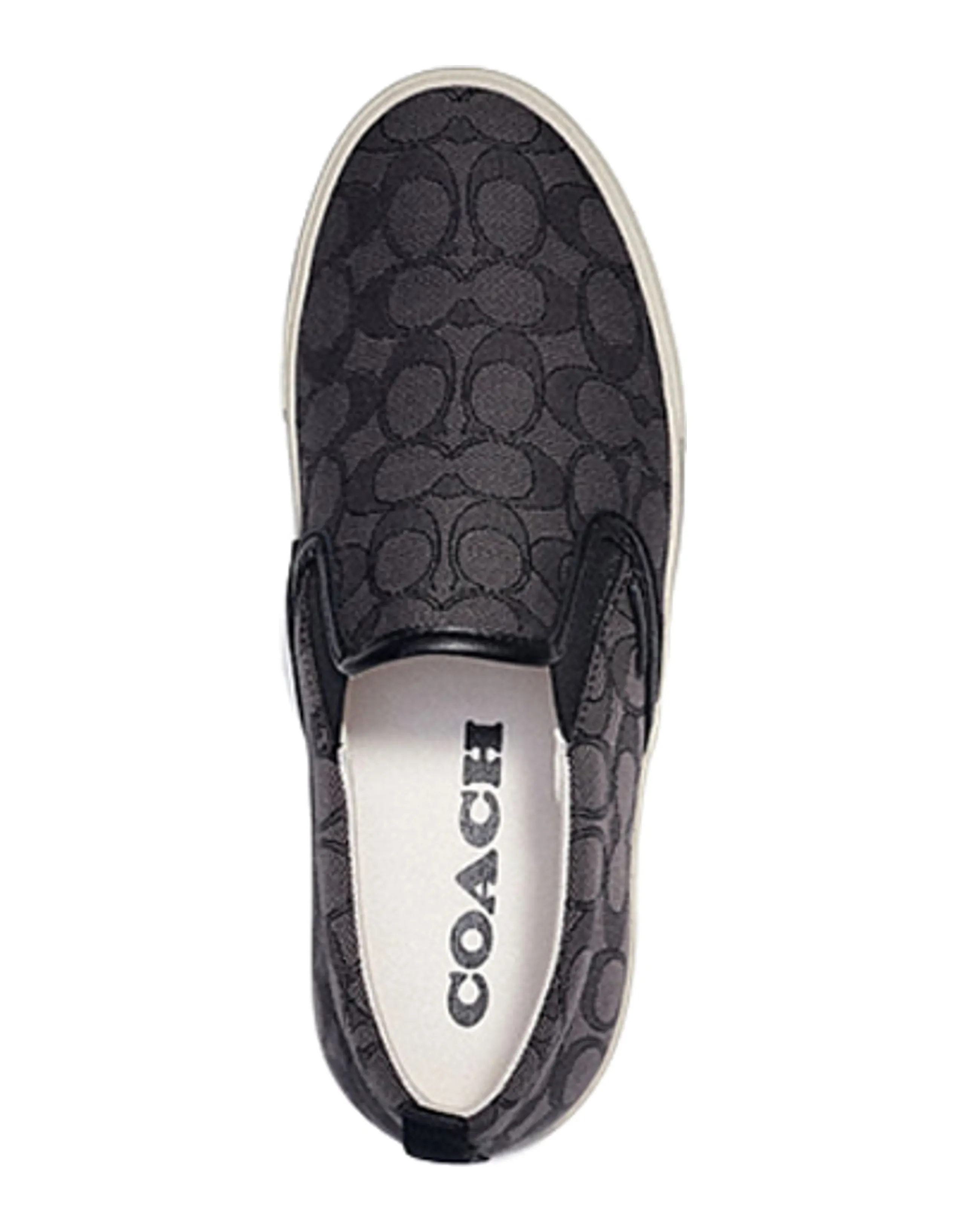 COACH Stylish Skateboarding Shoes Men's Black Gray