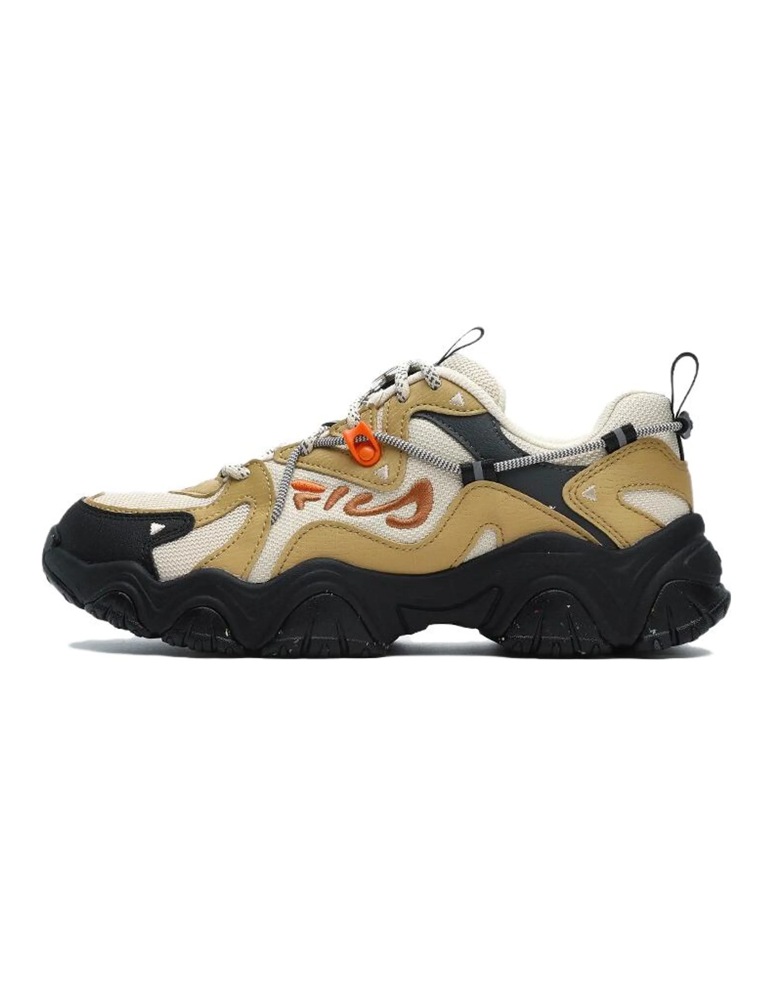 FILA Fluid 4 Low Shoes 'Tan White Black' Women's