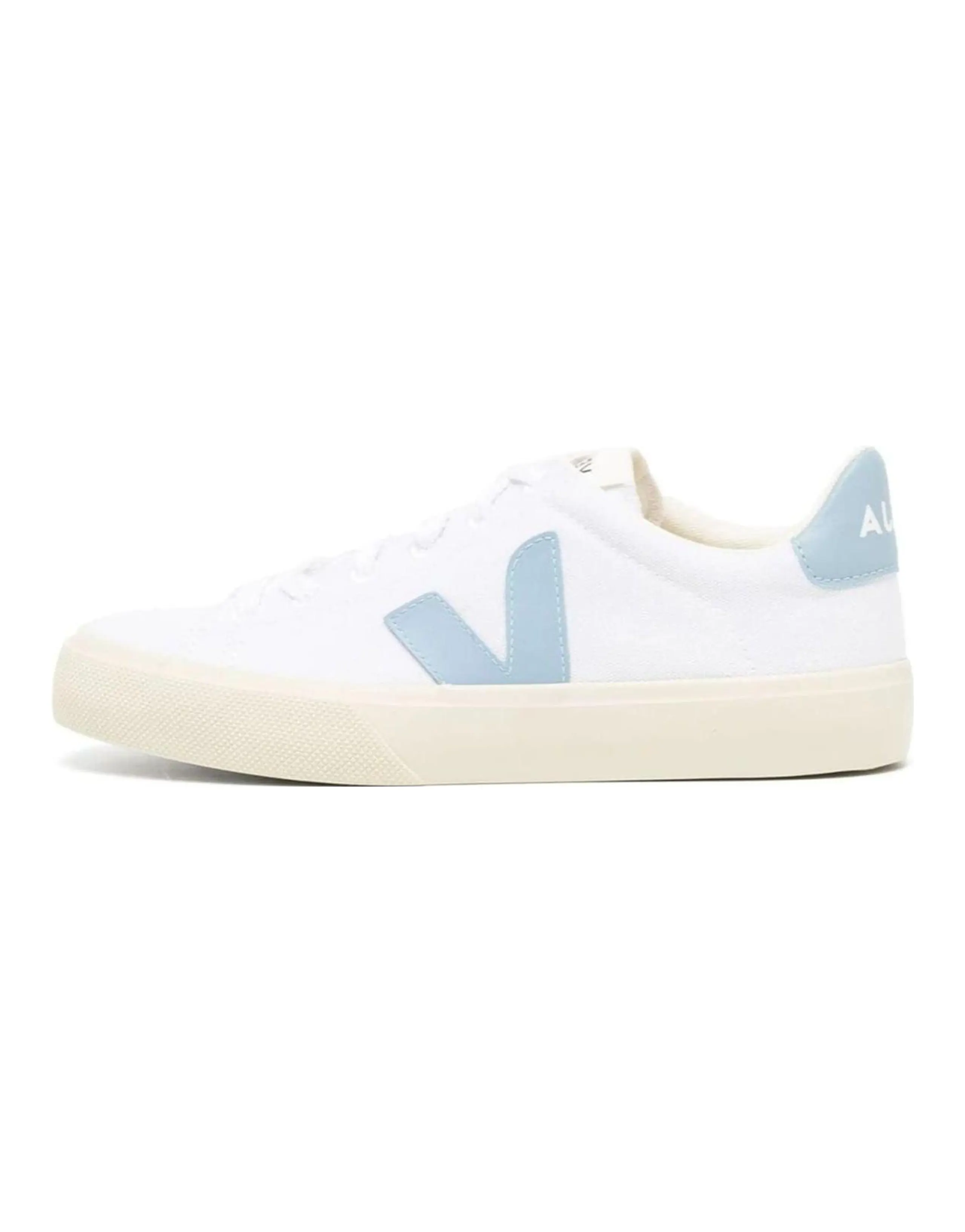 VEJA Campo Canvas White Steel Women's