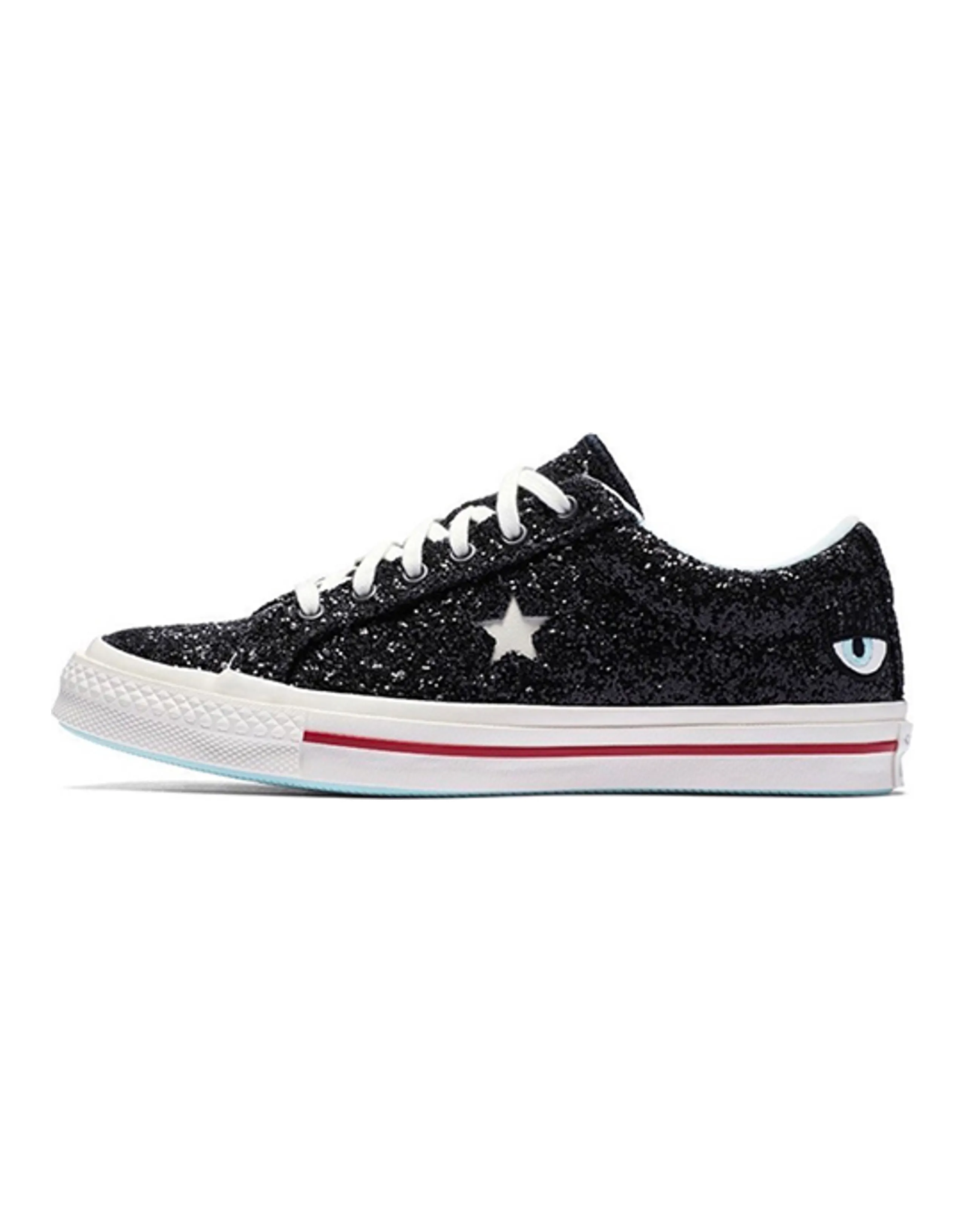 CHIARA FERRAGNI x Converse One Star Anti-Slip Wear-Resistant Low-Top Skateboard Shoes Unisex Black