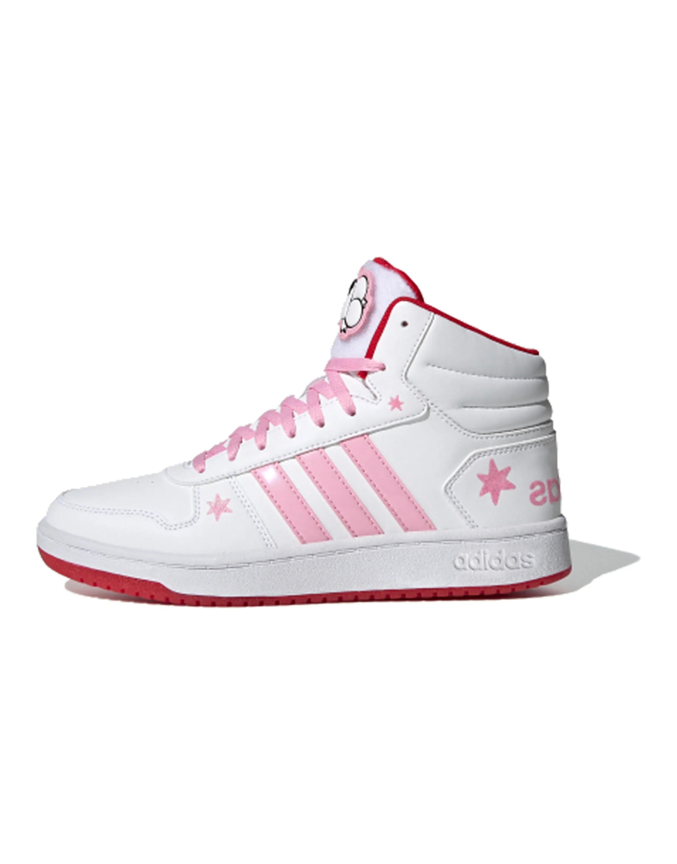 Adidas Neo Hoops 2.0 Mid 'White Pink' Women's