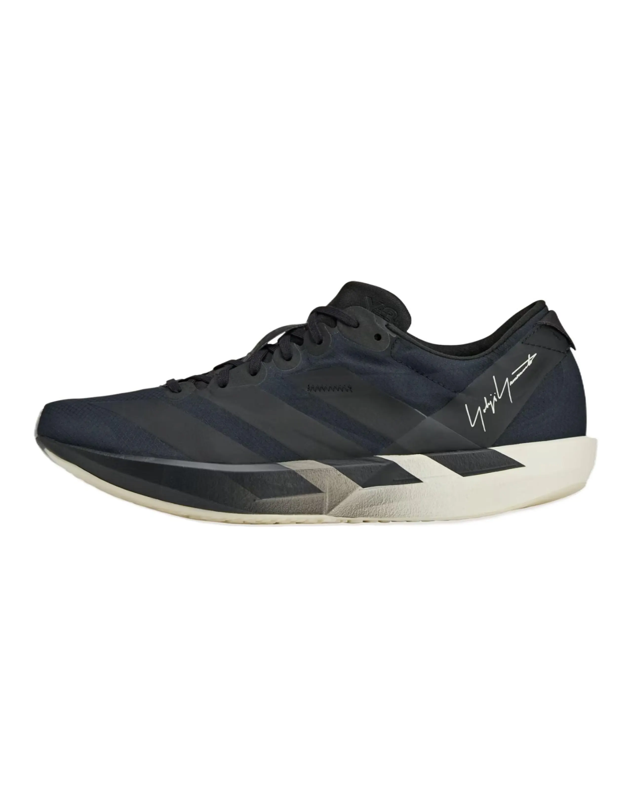 Y-3 Adios 9 Lightweight Comfort Cushioning Breathable Lightweight Low-Top LIGHTTRAXION Casual Running Shoes Unisex Black White