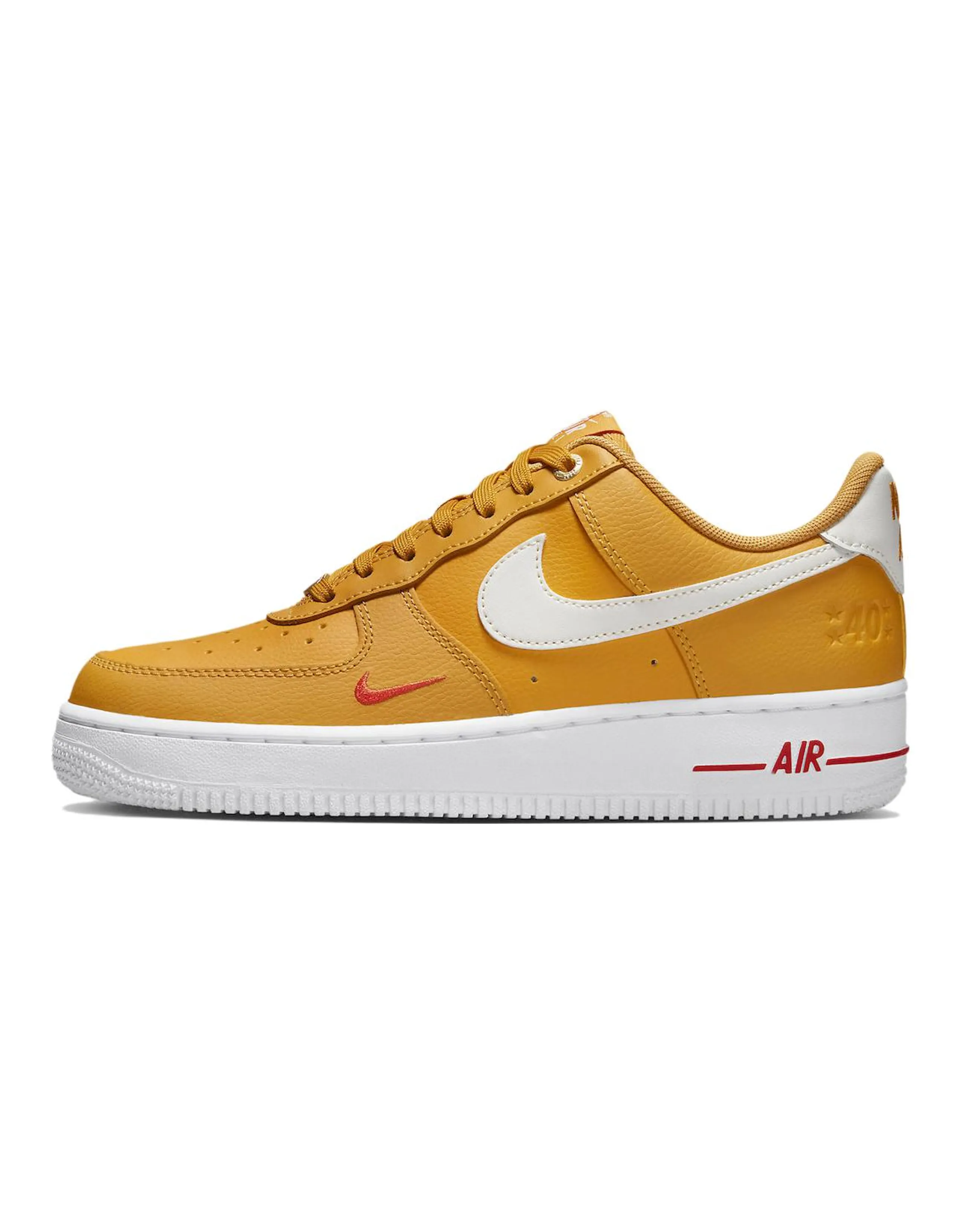 Nike Air Force 1 Low '07 Se 40th Anniversary Yellow Ochre Mini Swoosh Women's