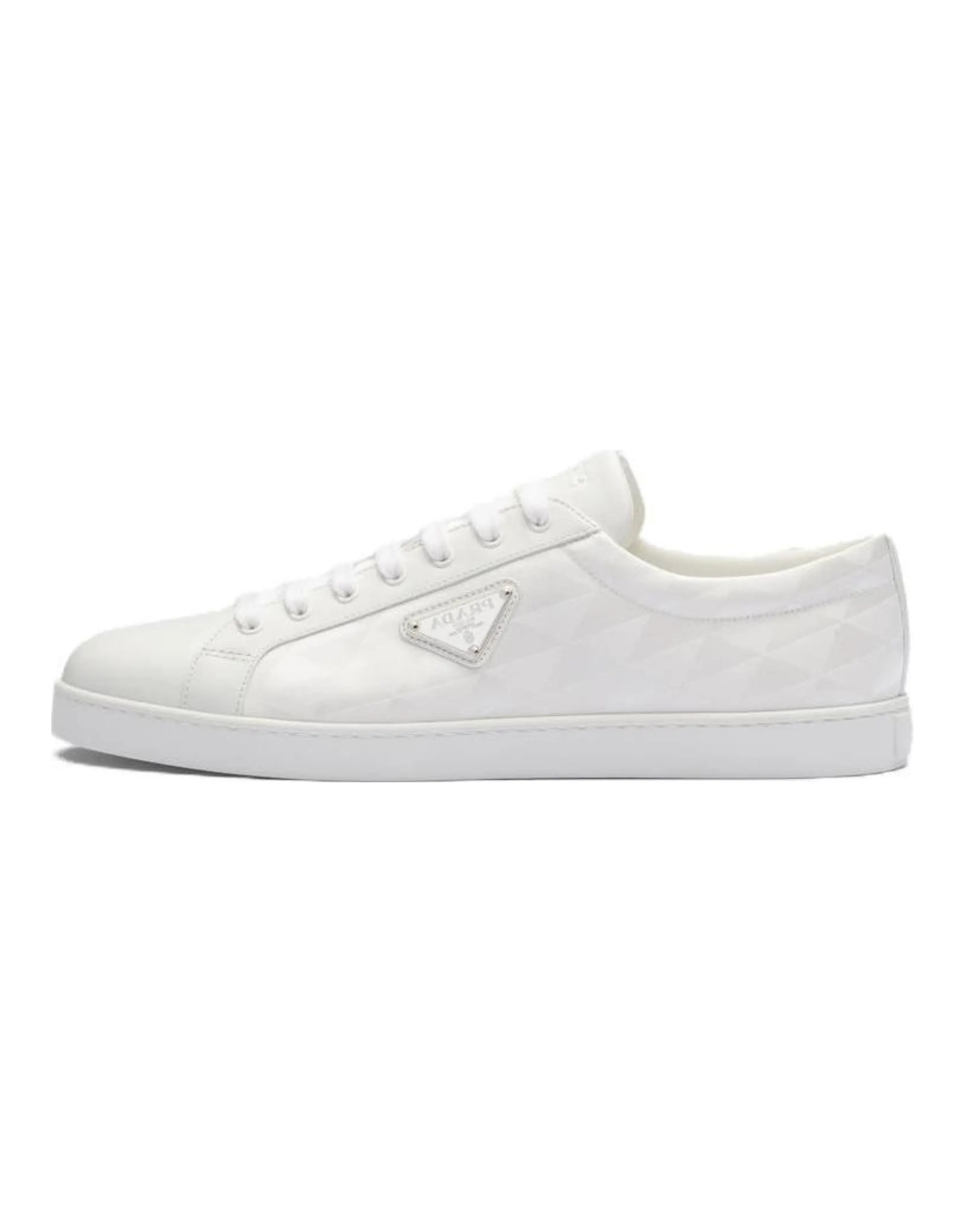 PRADA Triangle-logo Lace-up Sneakers