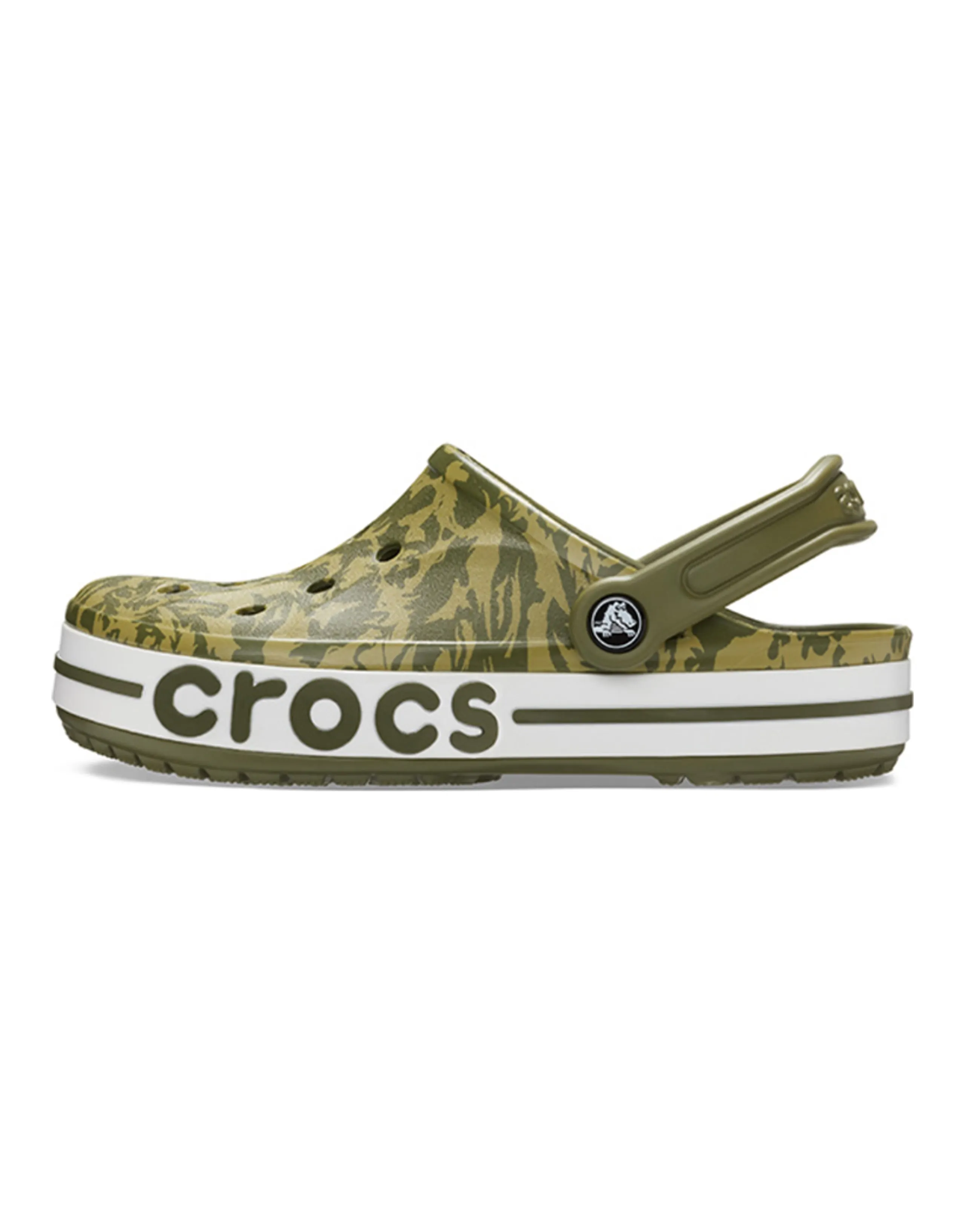 Crocs 4 Printing Camouflage Green Unisex Sandals