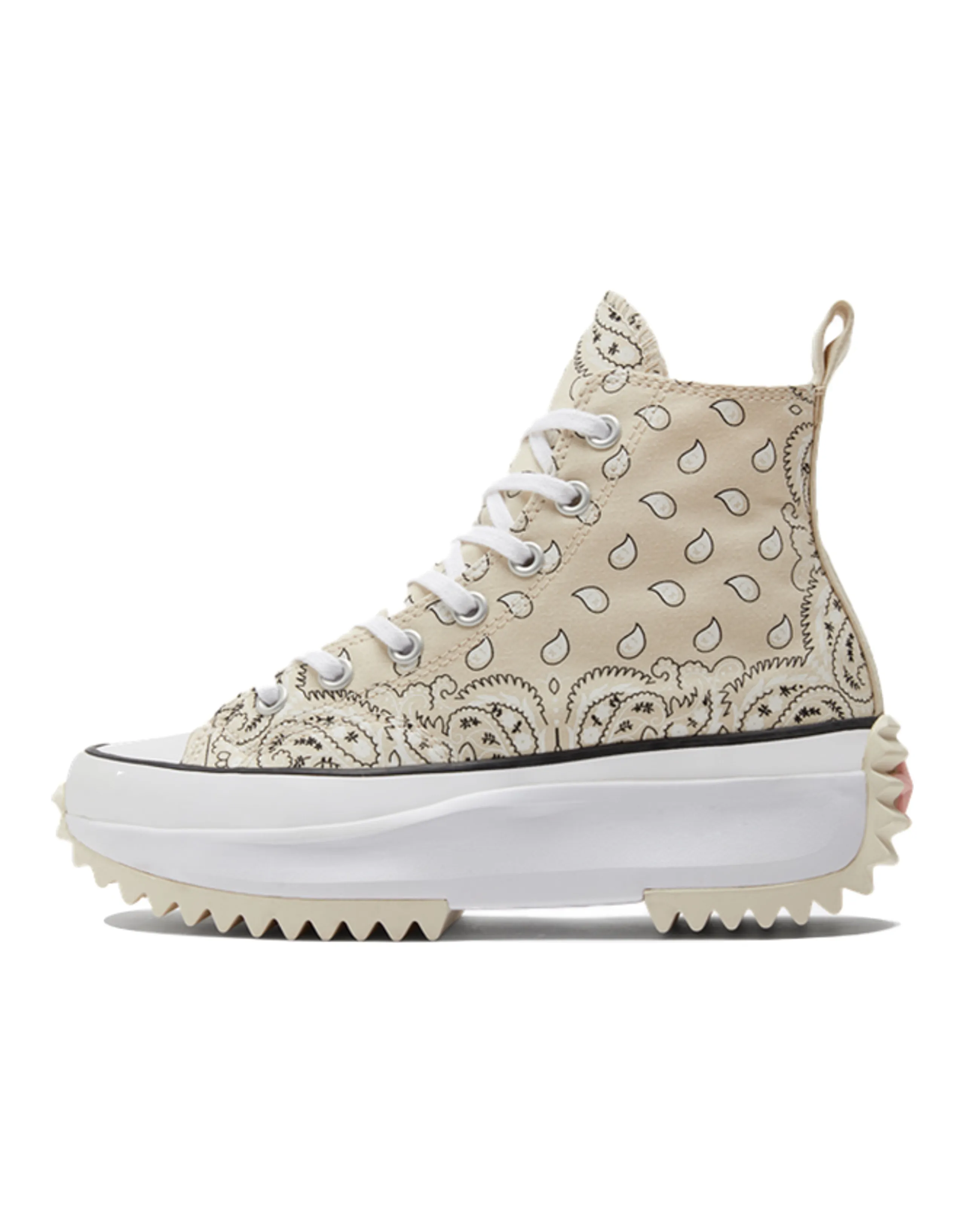 Converse Run Star Hike Hi Paisley Beige Women's