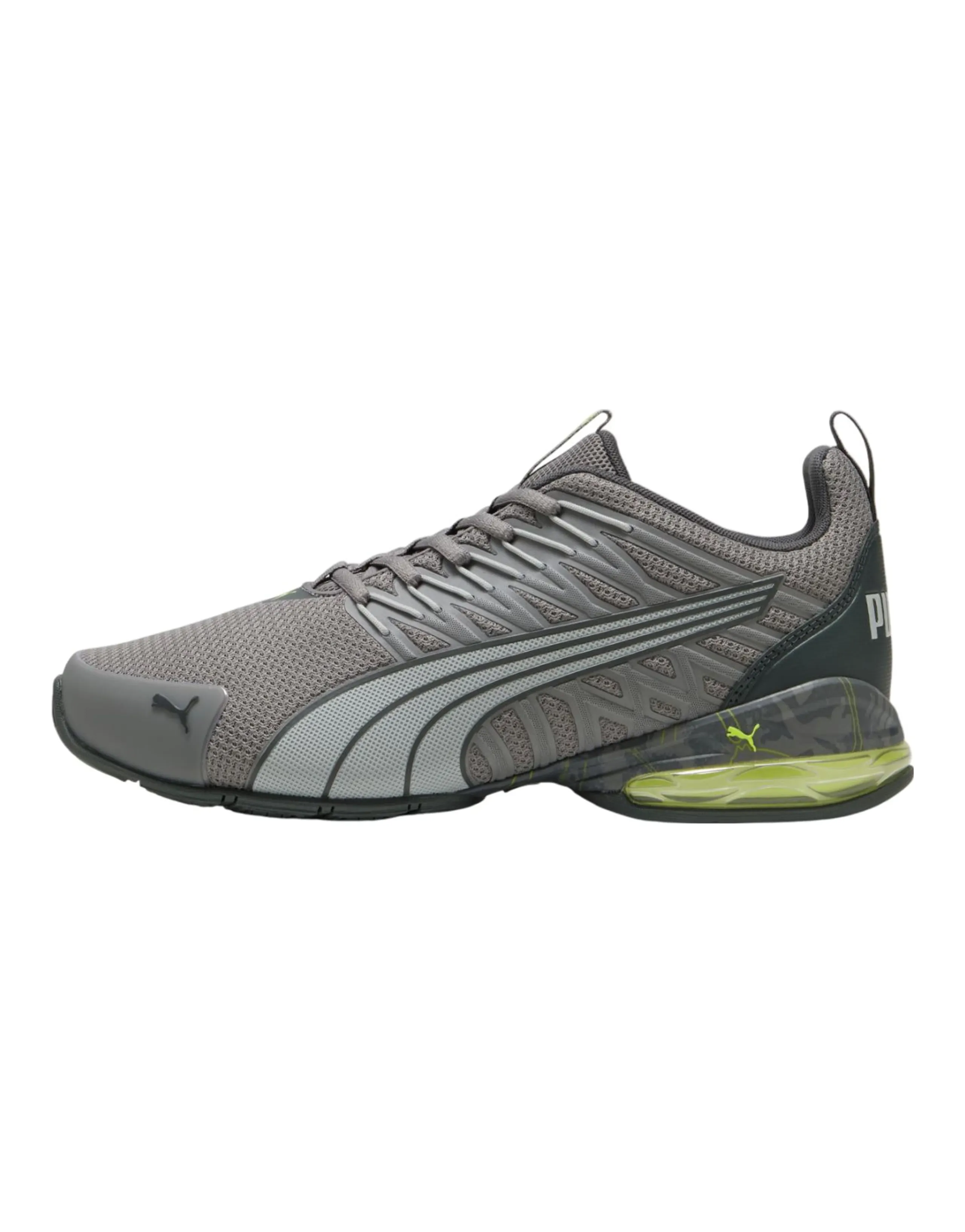 PUMA Voltaic Evo Anti Slip Wear Resistant Low Top Casual Running Shoes Men's Gray