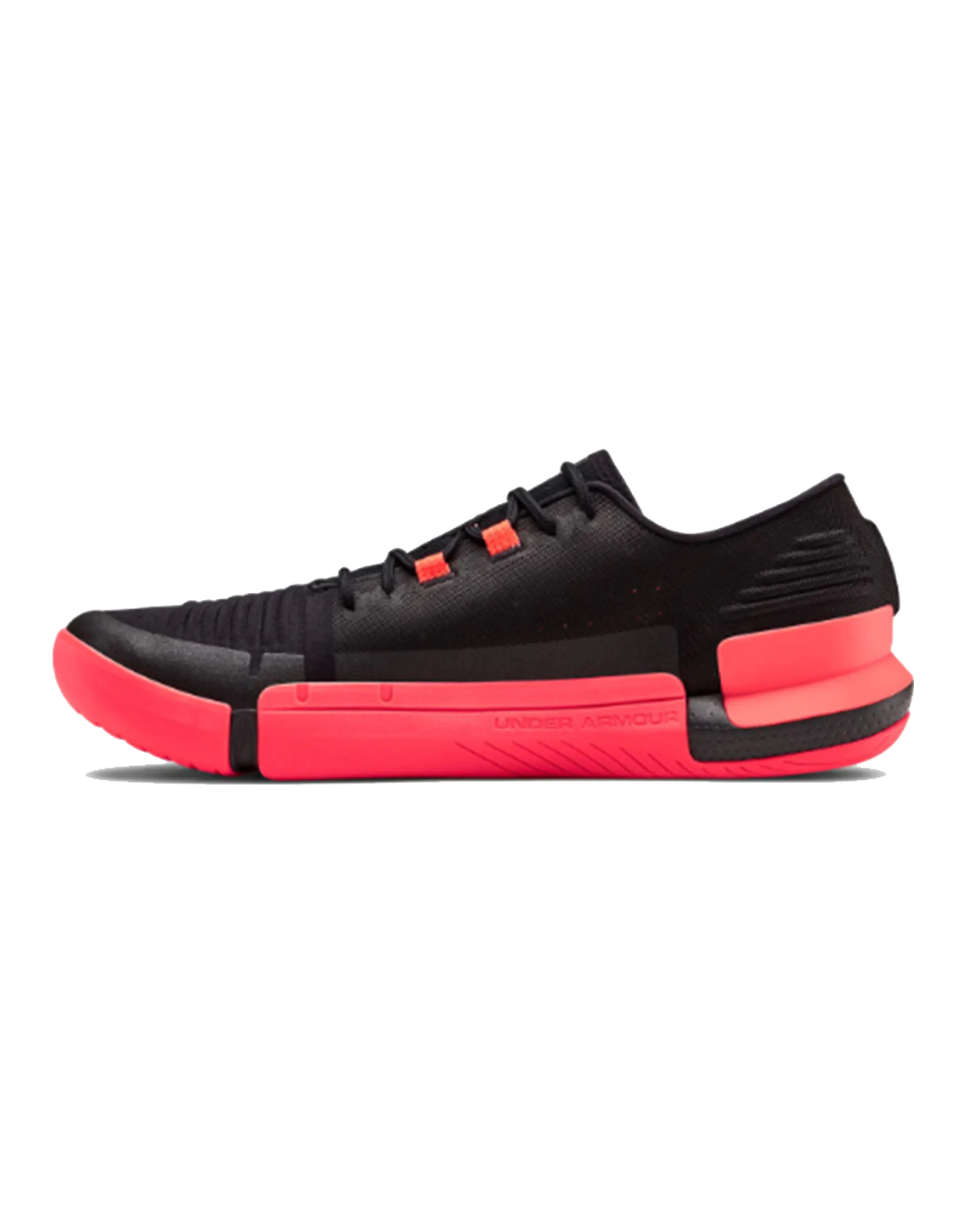 Under Armour Tribase Comfortable Versatile Cushioning Low-Top Training Shoes Unisex Black Pink