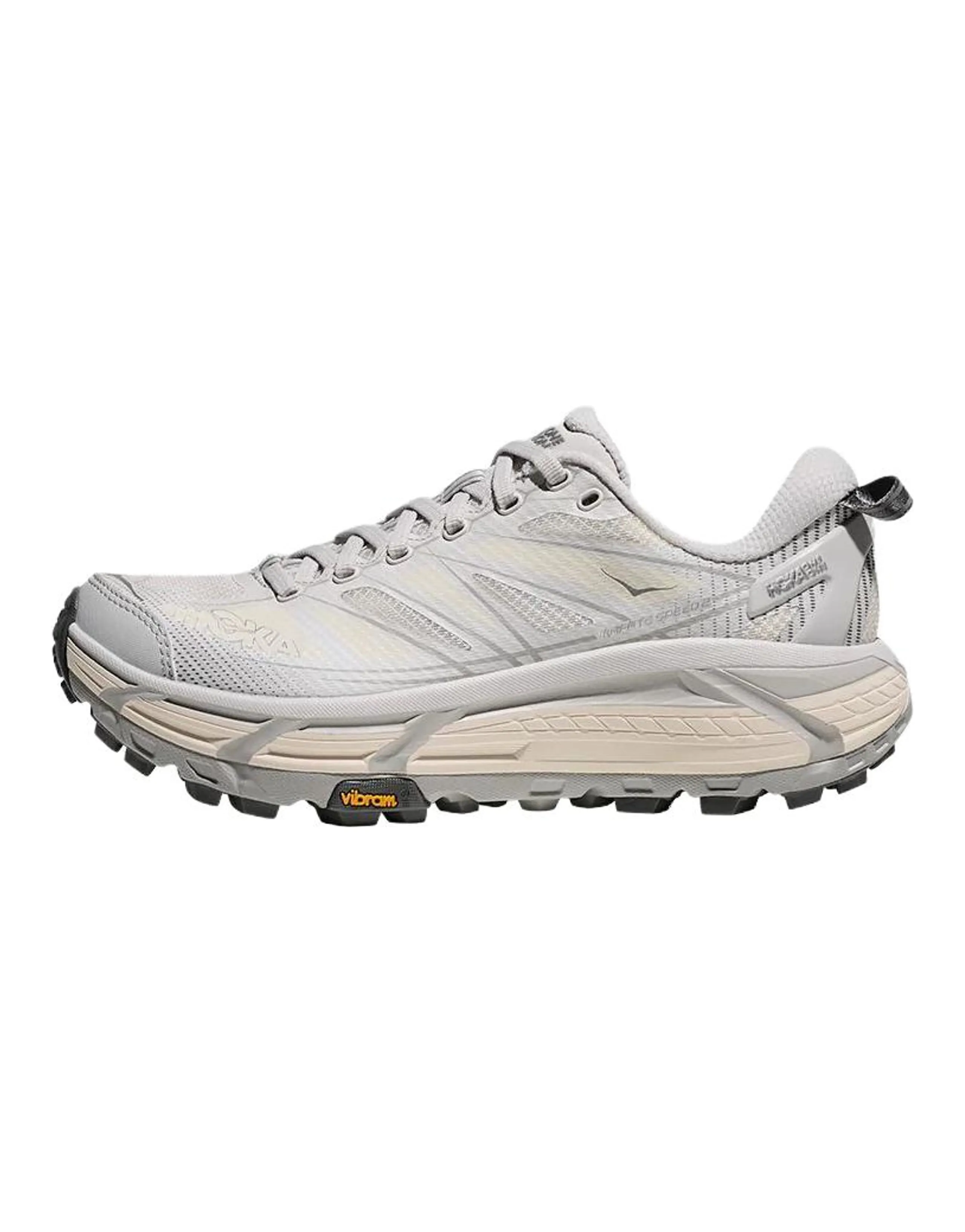 HOKA ONE ONE Mafate Speed 2 Abrasion Resistant Low Top Casual Running Shoes Unisex Gray