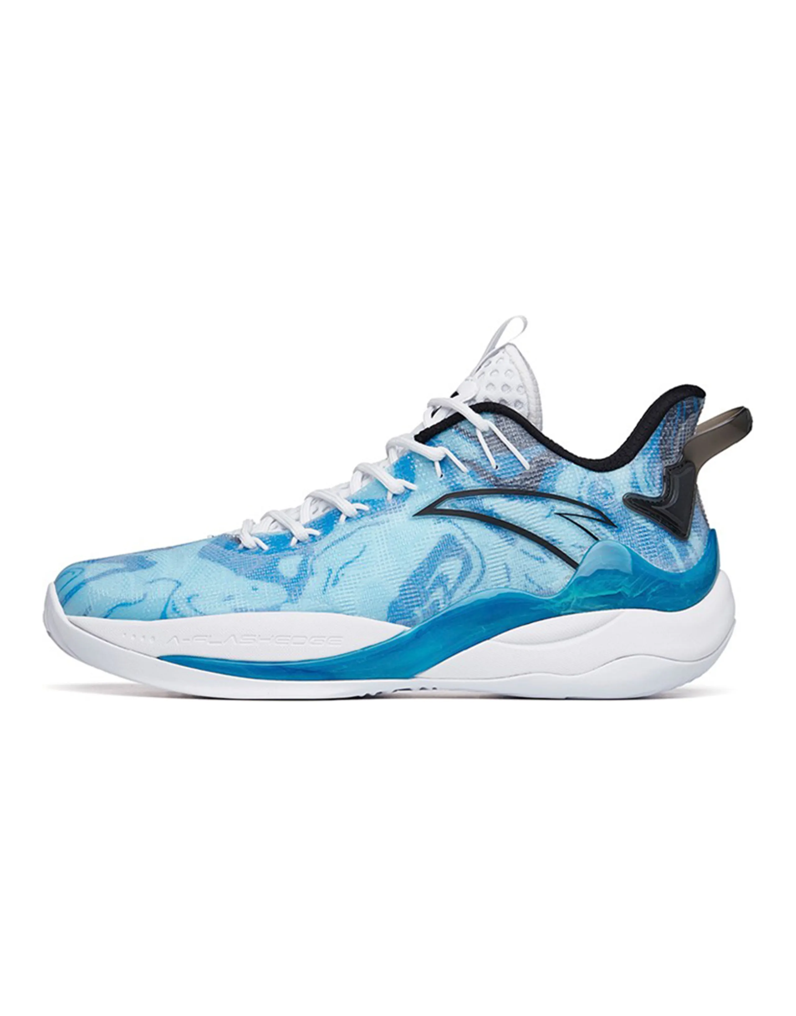 ANTA Mountain 2 Basketball Shoes Men Low-Top Light Blue/Matte Blue/ANTA White