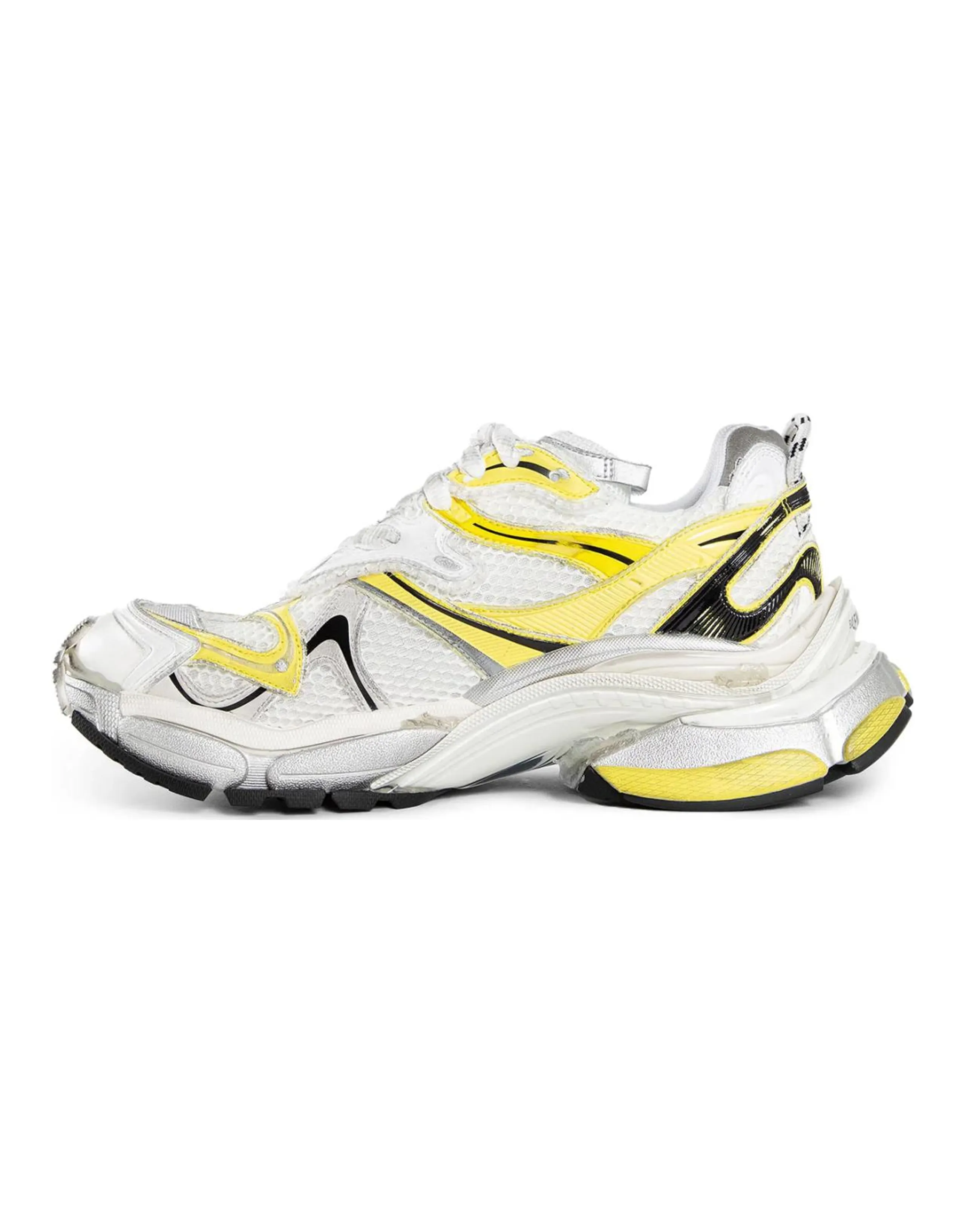 Balenciaga Runner Sneaker 'Worn Out   White Yellow'