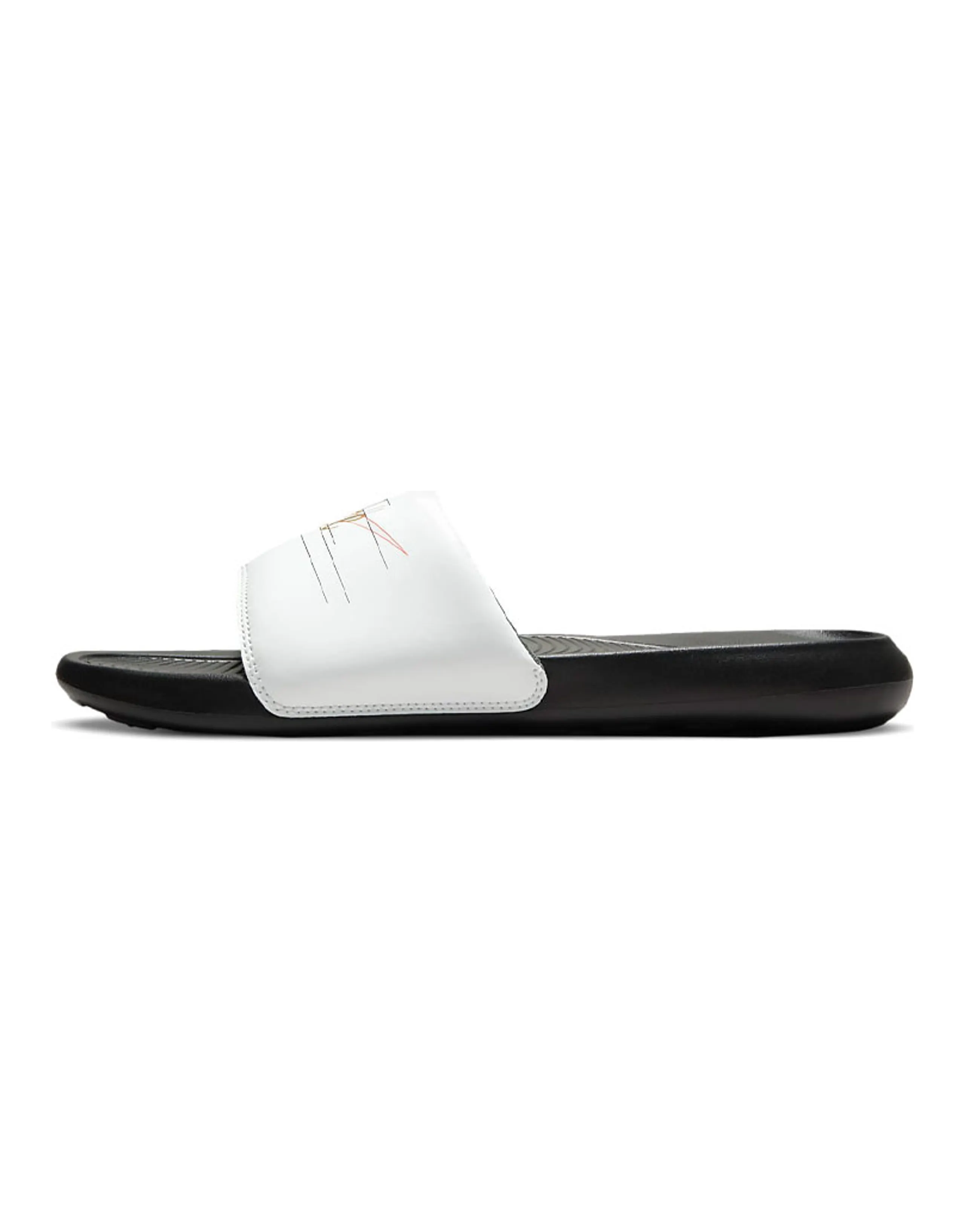 Nike Victori One Printed Slide 'White Metallic Gold'