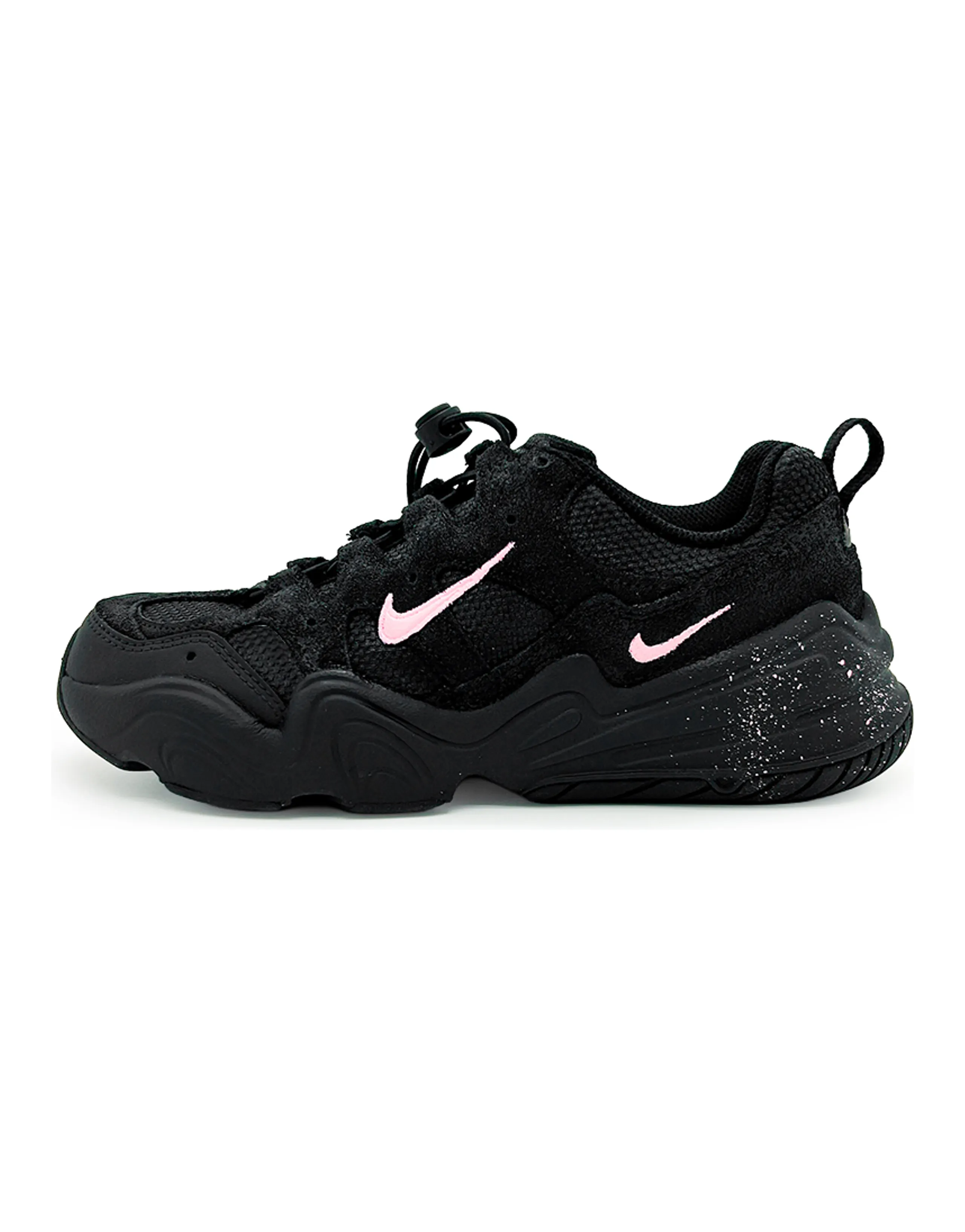 [Custom Sneakers] Nike Tech Hera Night Pink Star Path Suede Mesh Low-Top Lifestyle Shoes Unisex